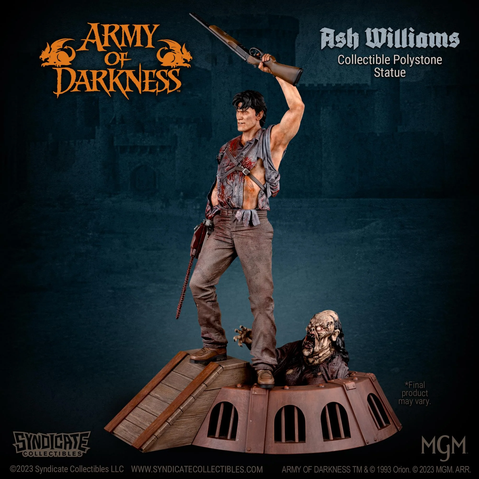Army Of Darkness Ash Williams 1:10 Premium Polystone Statue | Apex Exclusive