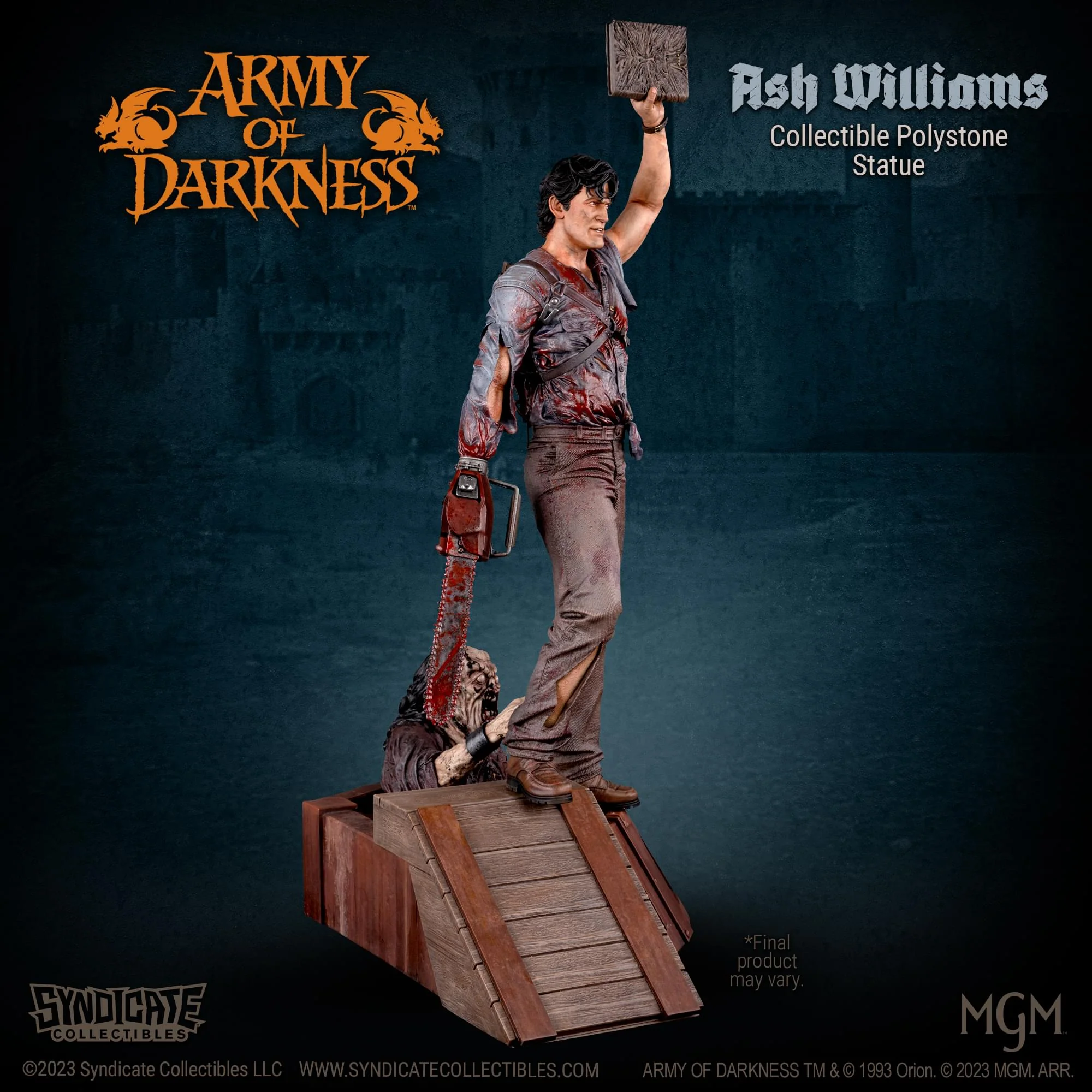 Army Of Darkness Ash Williams 1:10 Premium Polystone Statue | Apex Exclusive - Image 10