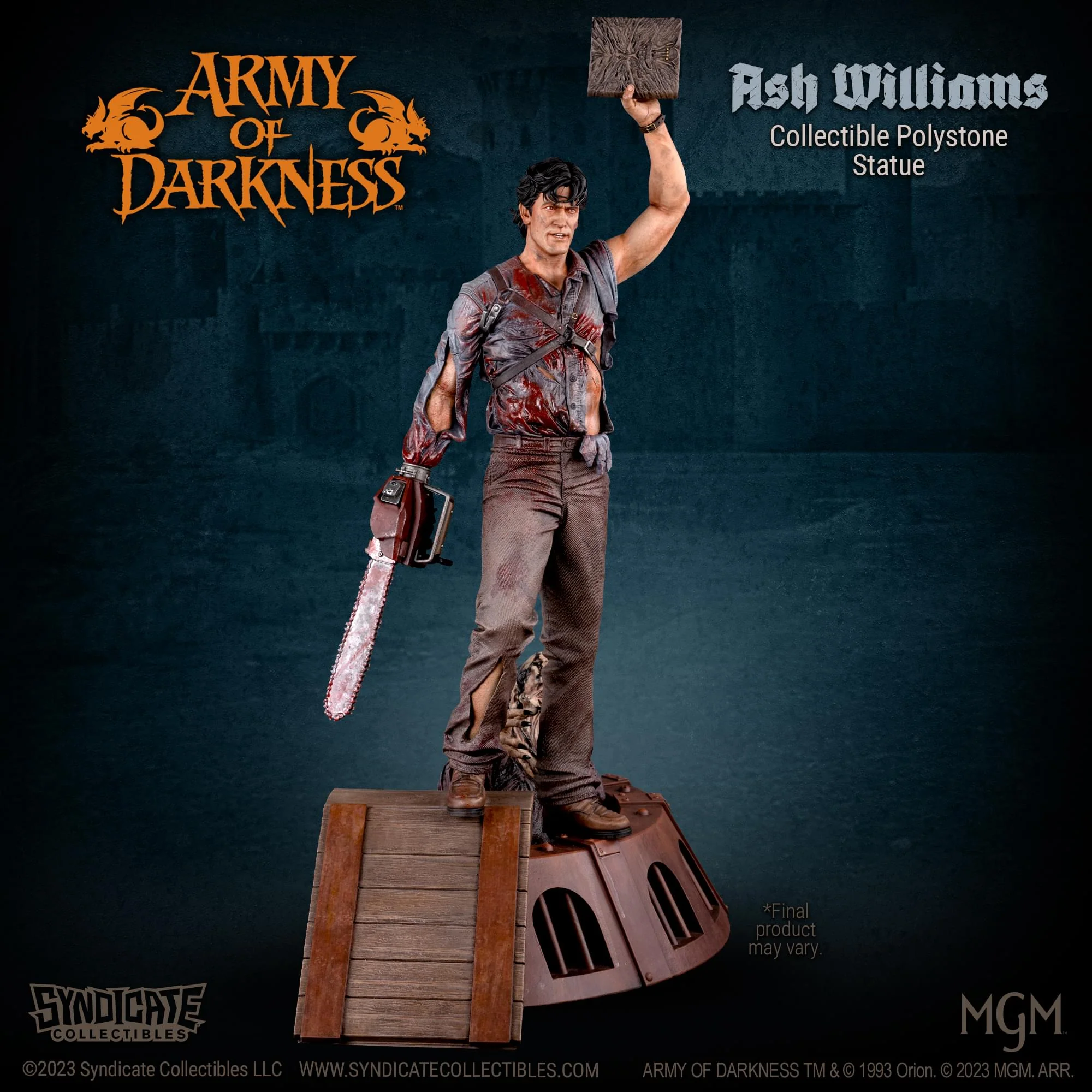 Army Of Darkness Ash Williams 1:10 Premium Polystone Statue | Apex Exclusive - Image 11