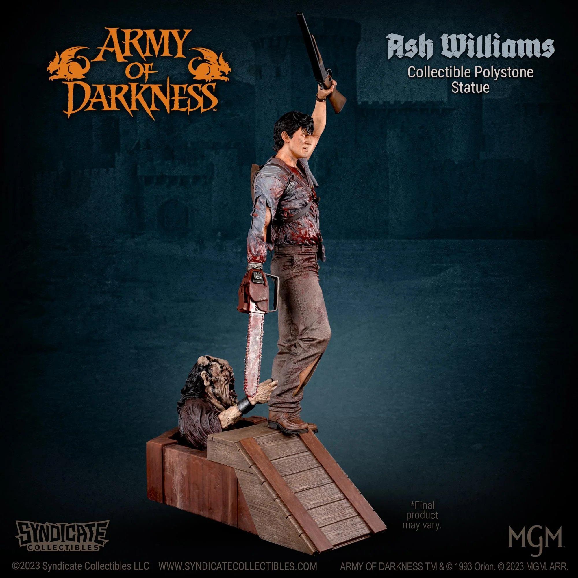 Army Of Darkness Ash Williams 1:10 Premium Polystone Statue | Apex Exclusive - Image 3