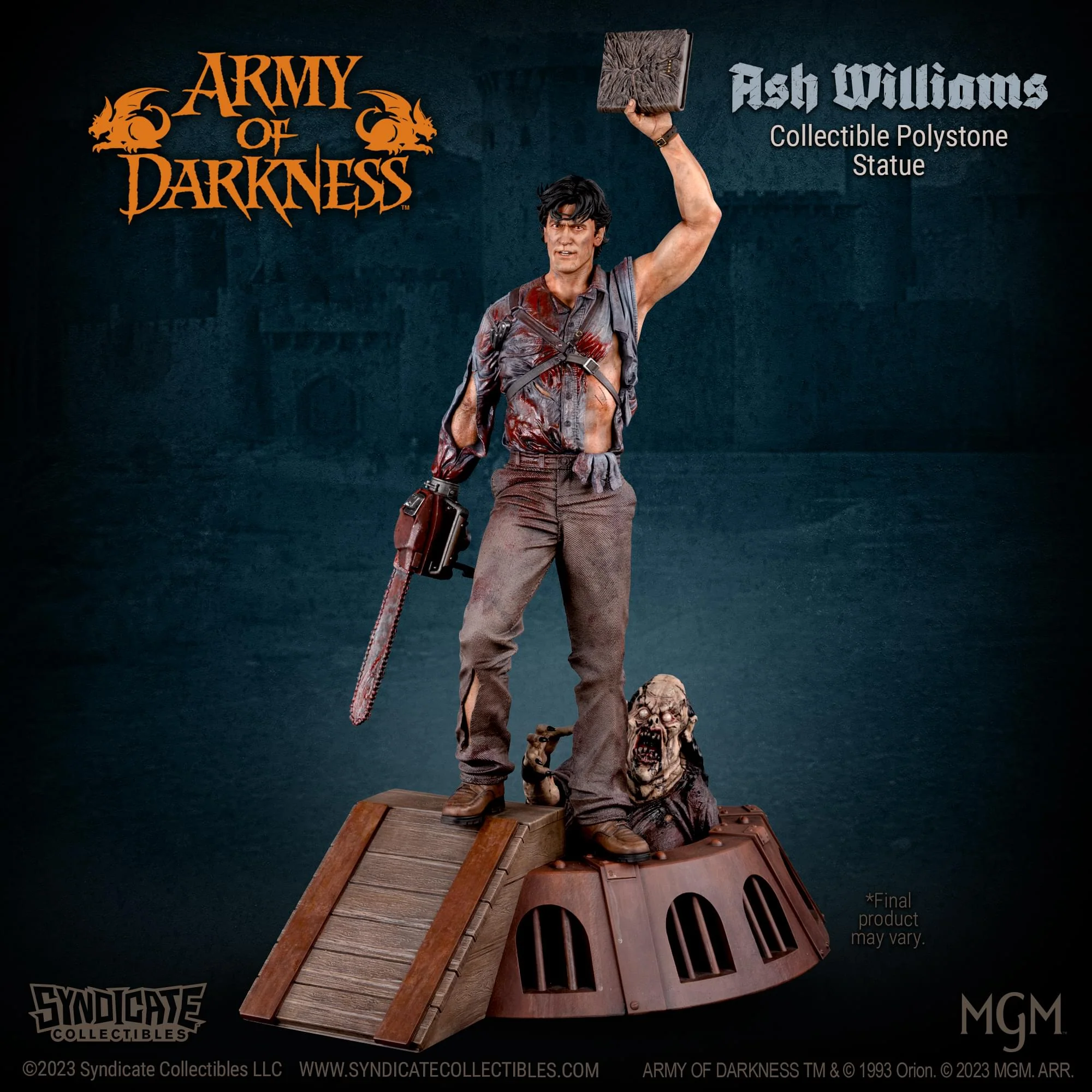 Army Of Darkness Ash Williams 1:10 Premium Polystone Statue | Apex Exclusive - Image 7