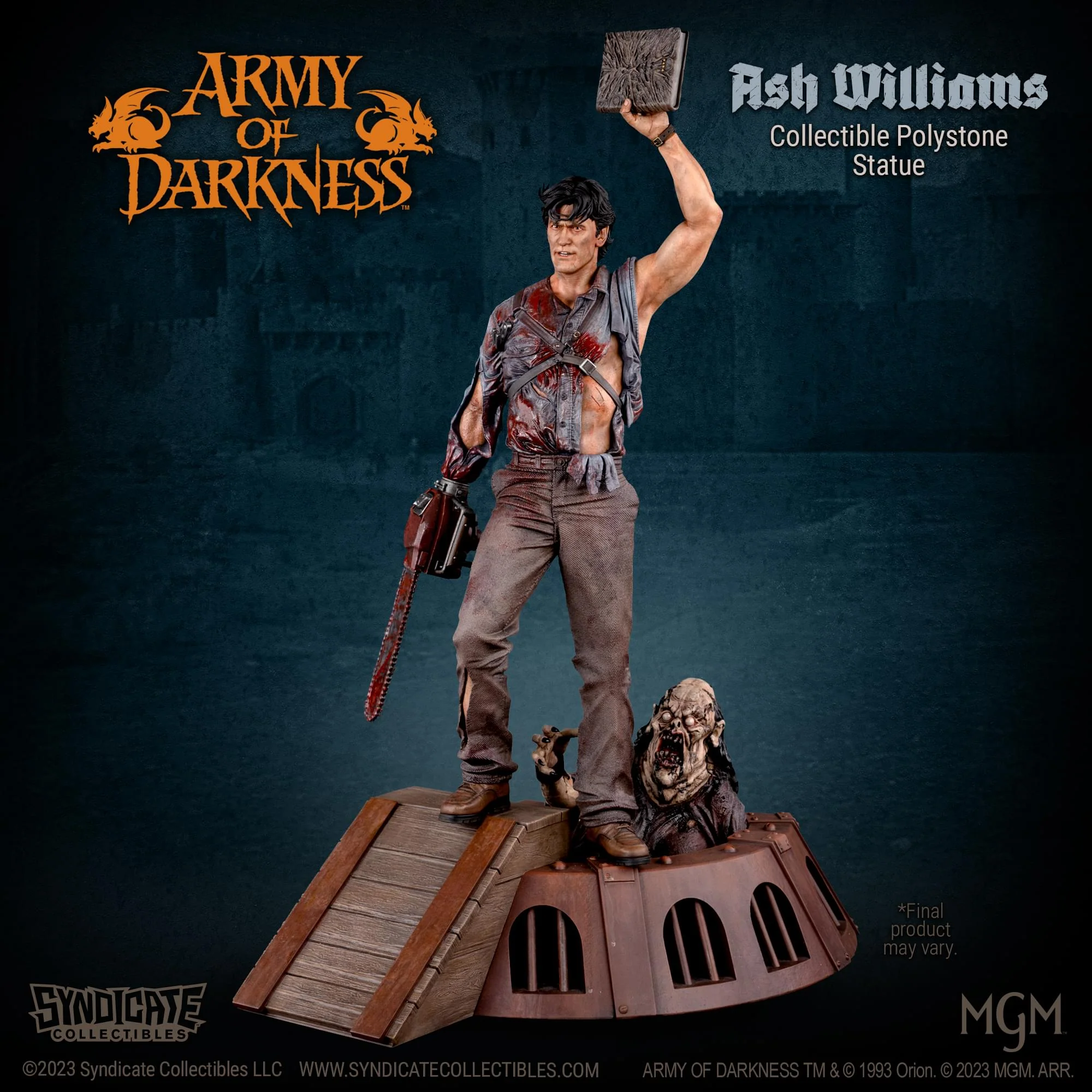 Army Of Darkness Ash Williams 1:10 Premium Polystone Statue | Apex Exclusive - Image 8
