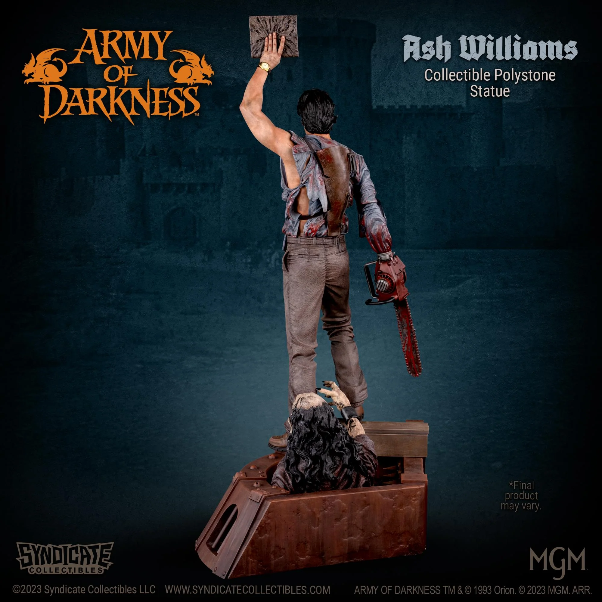 Army Of Darkness Ash Williams 1:4 Premium Polystone Statue | Apex Exclusive - Image 9