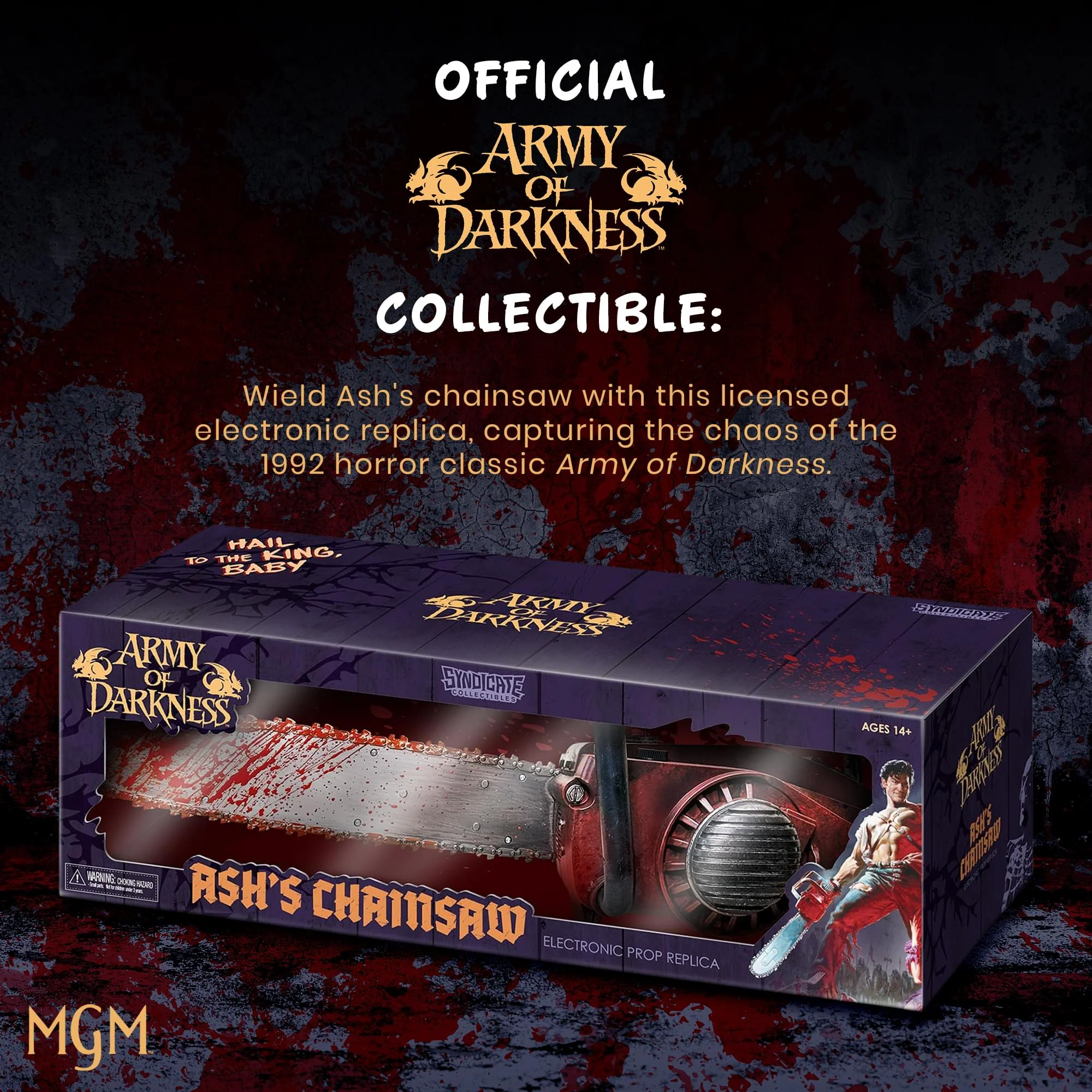 Army of Darkness Ash's Chainsaw 1:1 Scale Electronic Prop Replica - Image 8