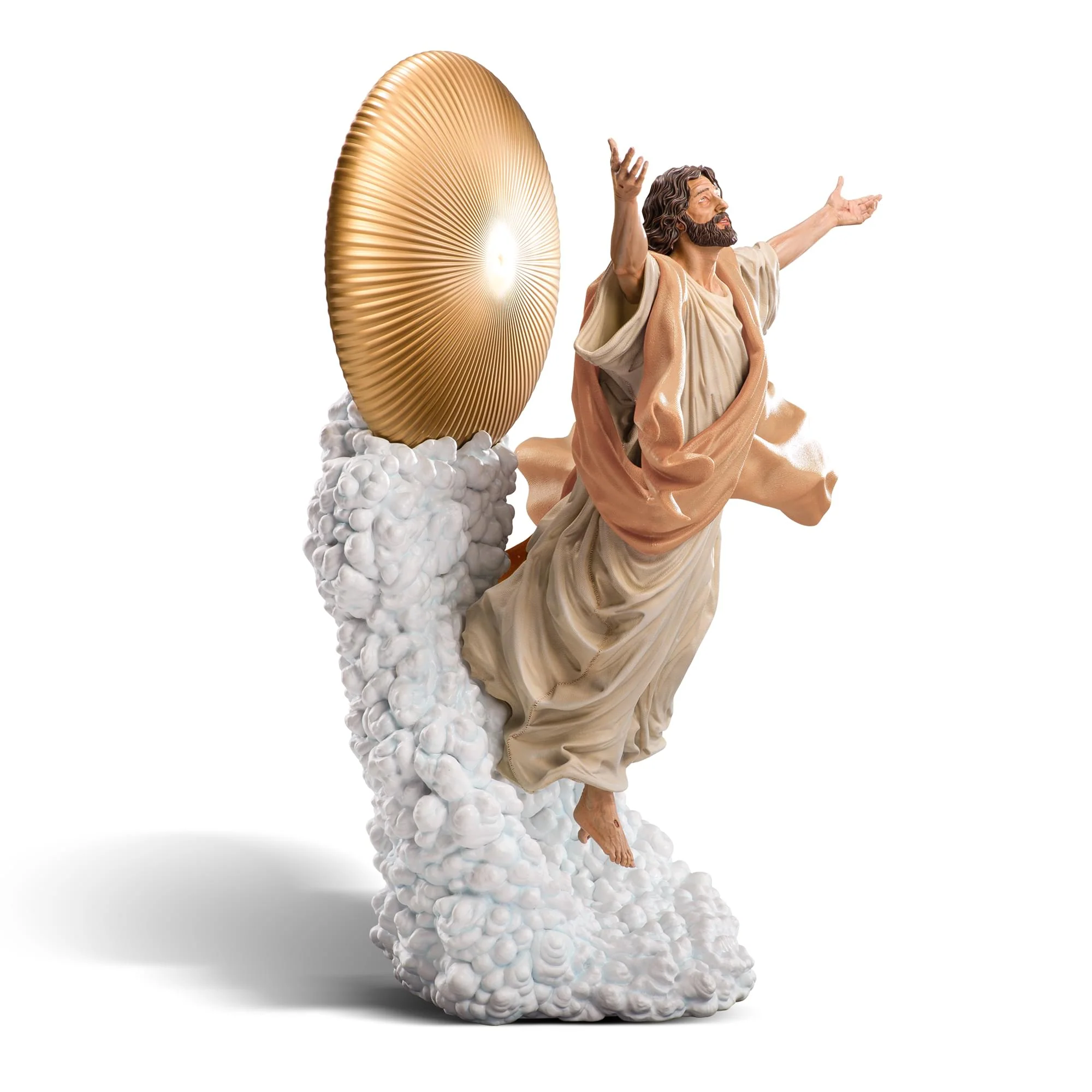 Ascension of Jesus Christ 27-Inch Premium Statue | 1:4 Scale Tan Robe Edition - Image 3
