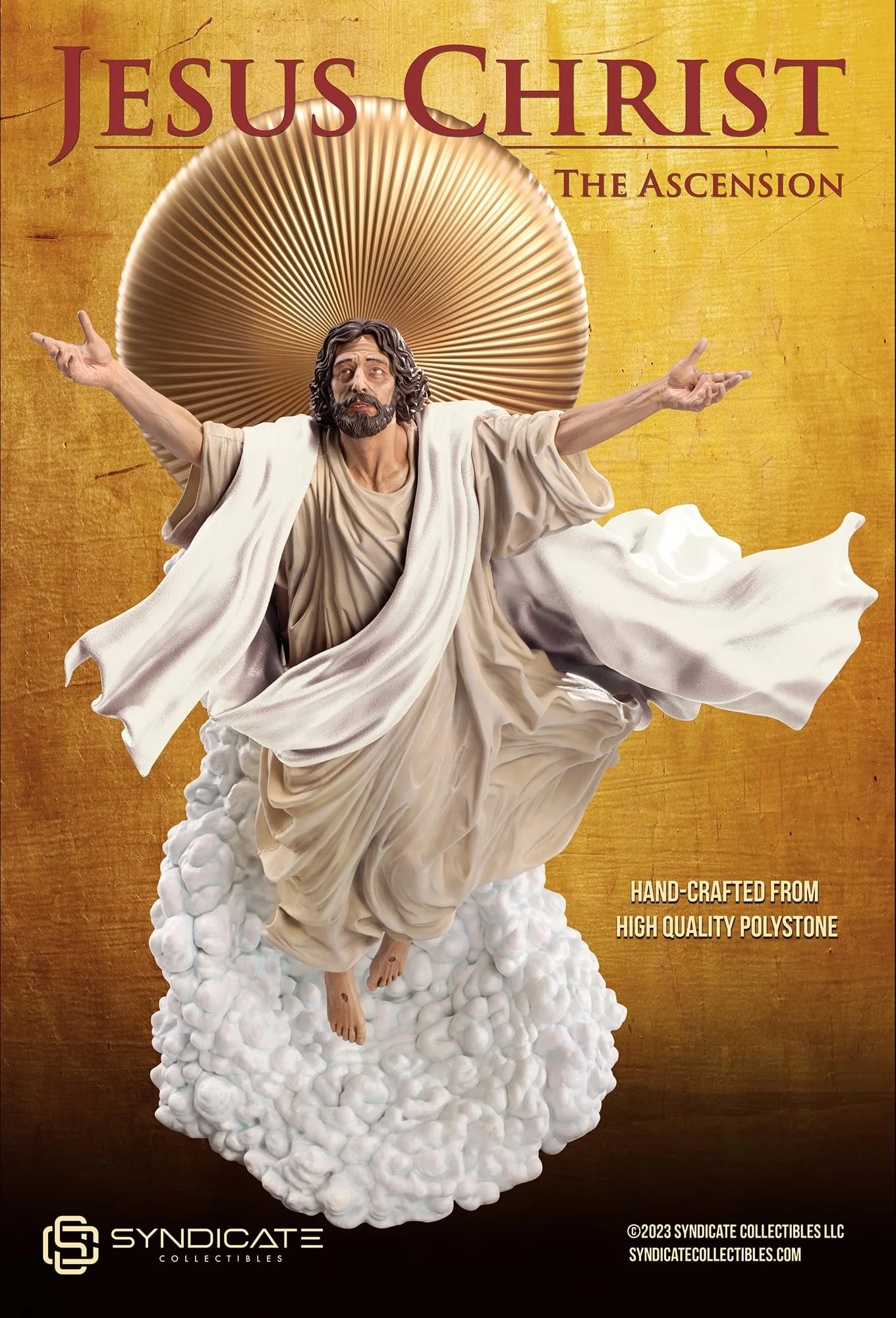 Ascension of Jesus Christ 27-Inch Premium Statue | 1:4 Scale White Robe Edition - Image 4