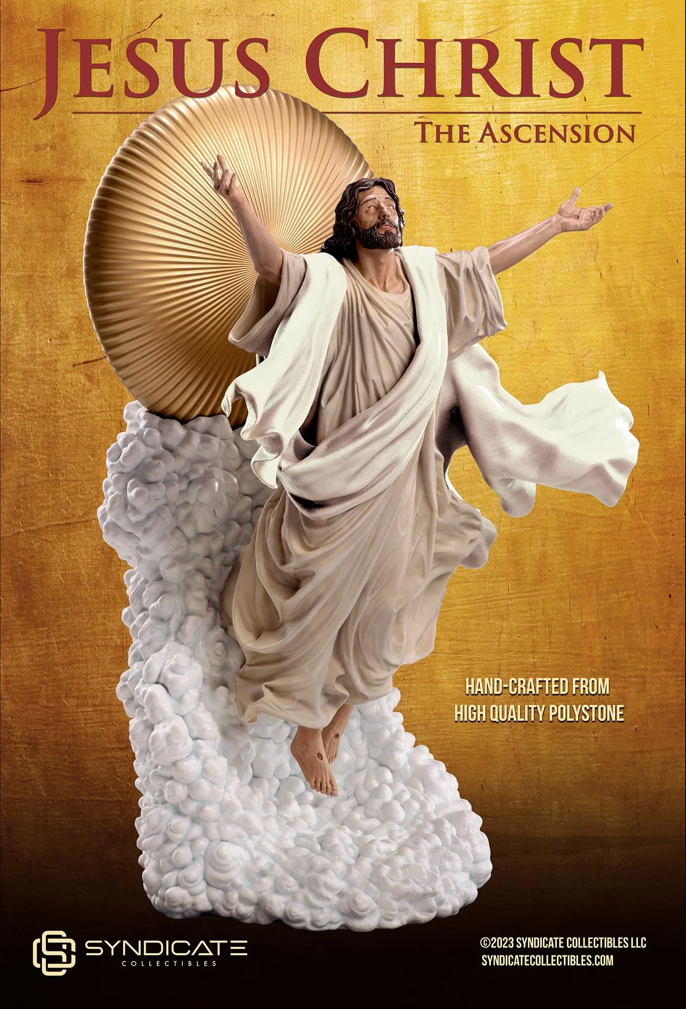 Ascension of Jesus Christ 27-Inch Premium Statue | 1:4 Scale White Robe Edition - Image 5