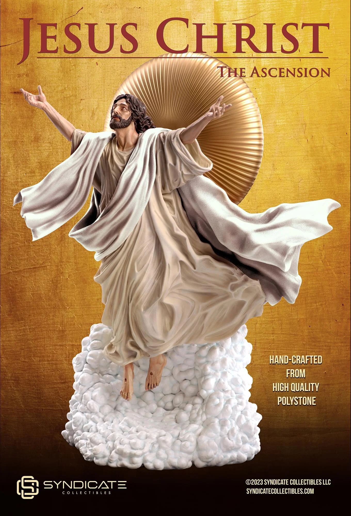 Ascension of Jesus Christ 27-Inch Premium Statue | 1:4 Scale White Robe Edition - Image 6