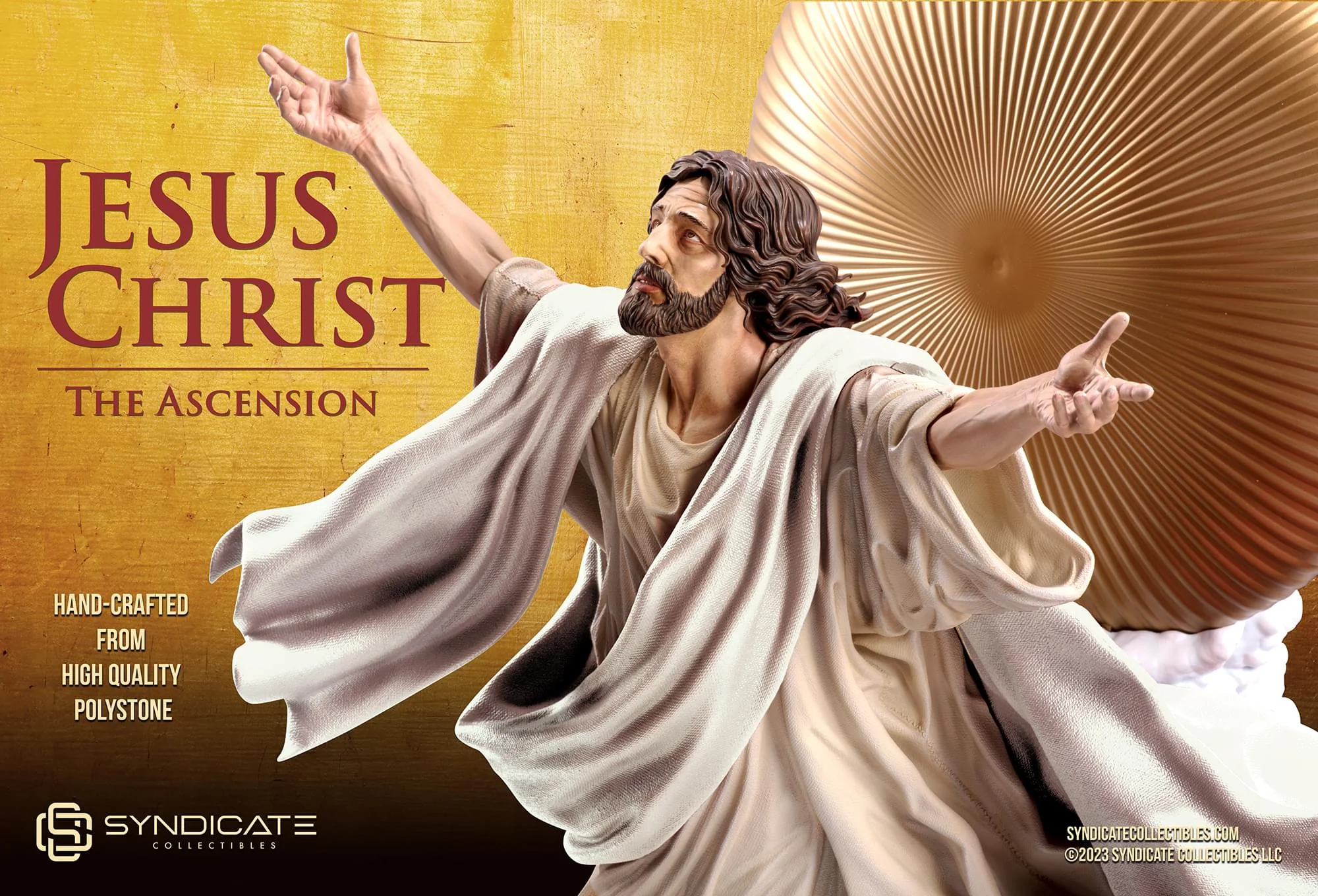 Ascension of Jesus Christ 27-Inch Premium Statue | 1:4 Scale White Robe Edition - Image 8