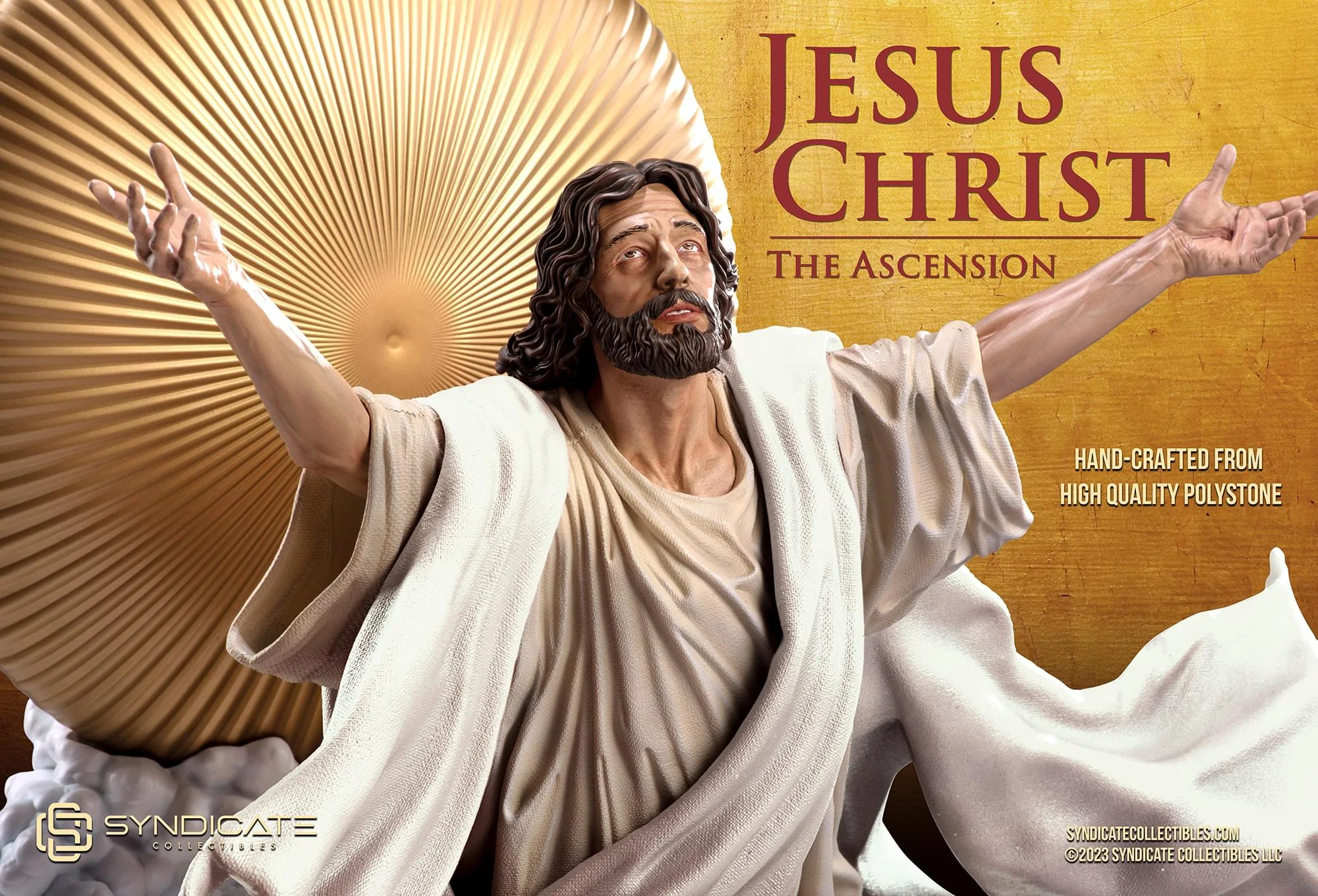 Ascension of Jesus Christ 27-Inch Premium Statue | 1:4 Scale White Robe Edition - Image 9