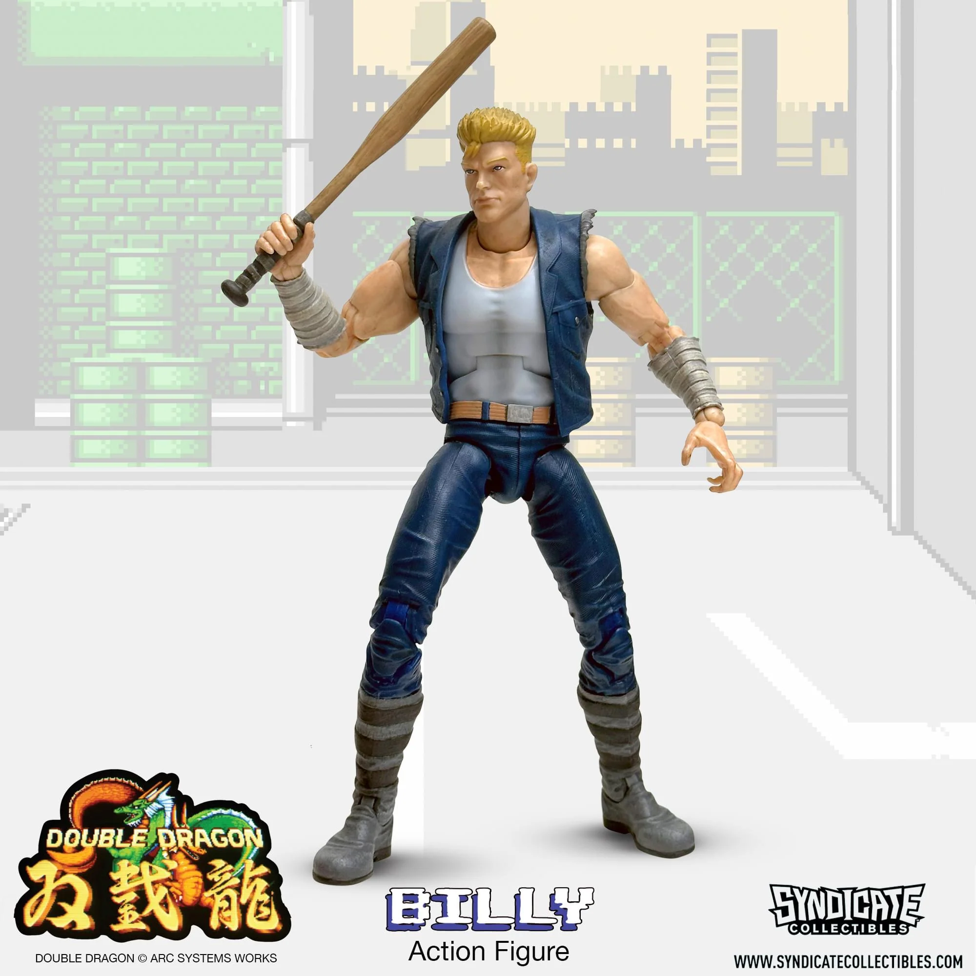 Double Dragon Billy Lee 7-Inch Deluxe Action Figure - Image 10