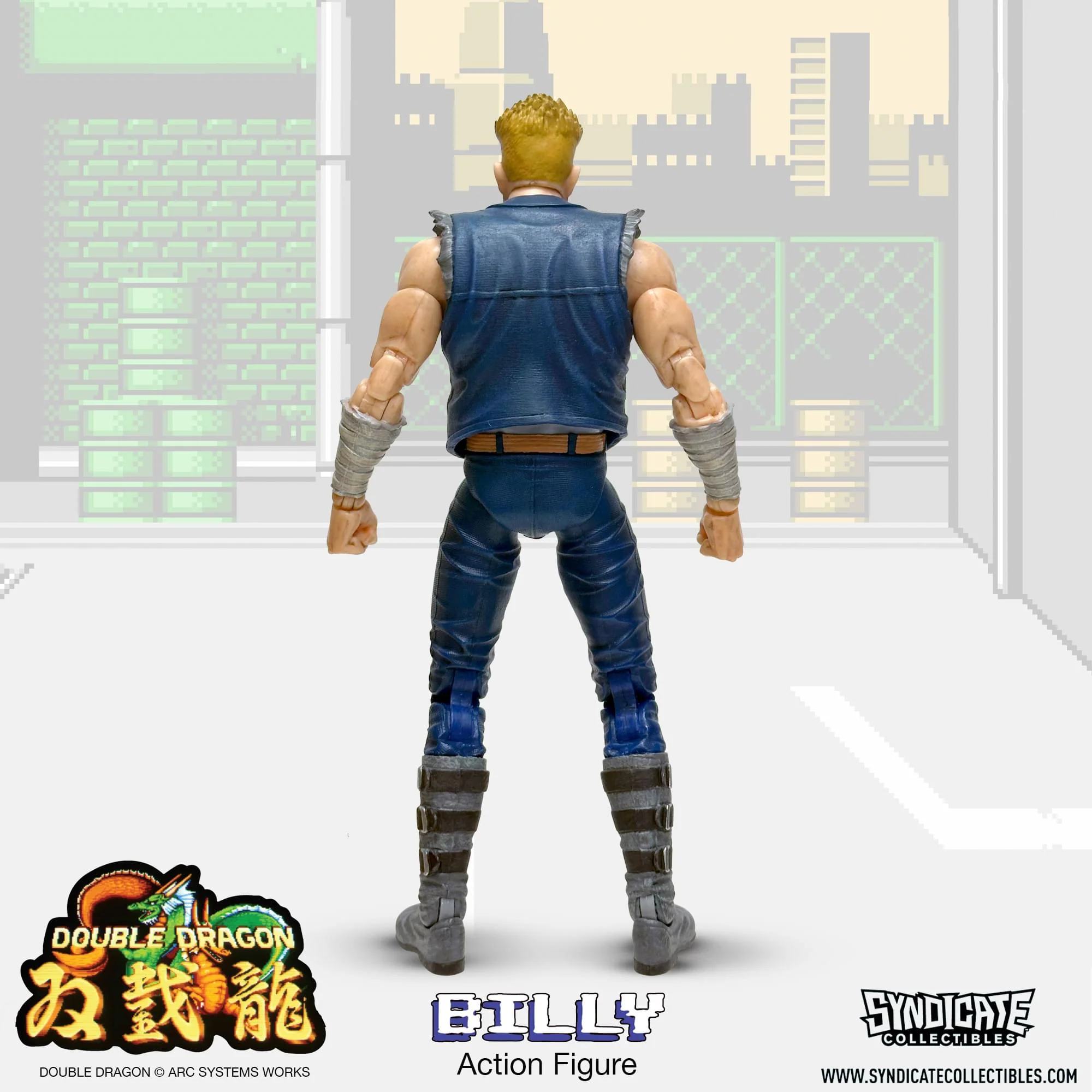 Double Dragon Billy Lee 7-Inch Deluxe Action Figure - Image 12