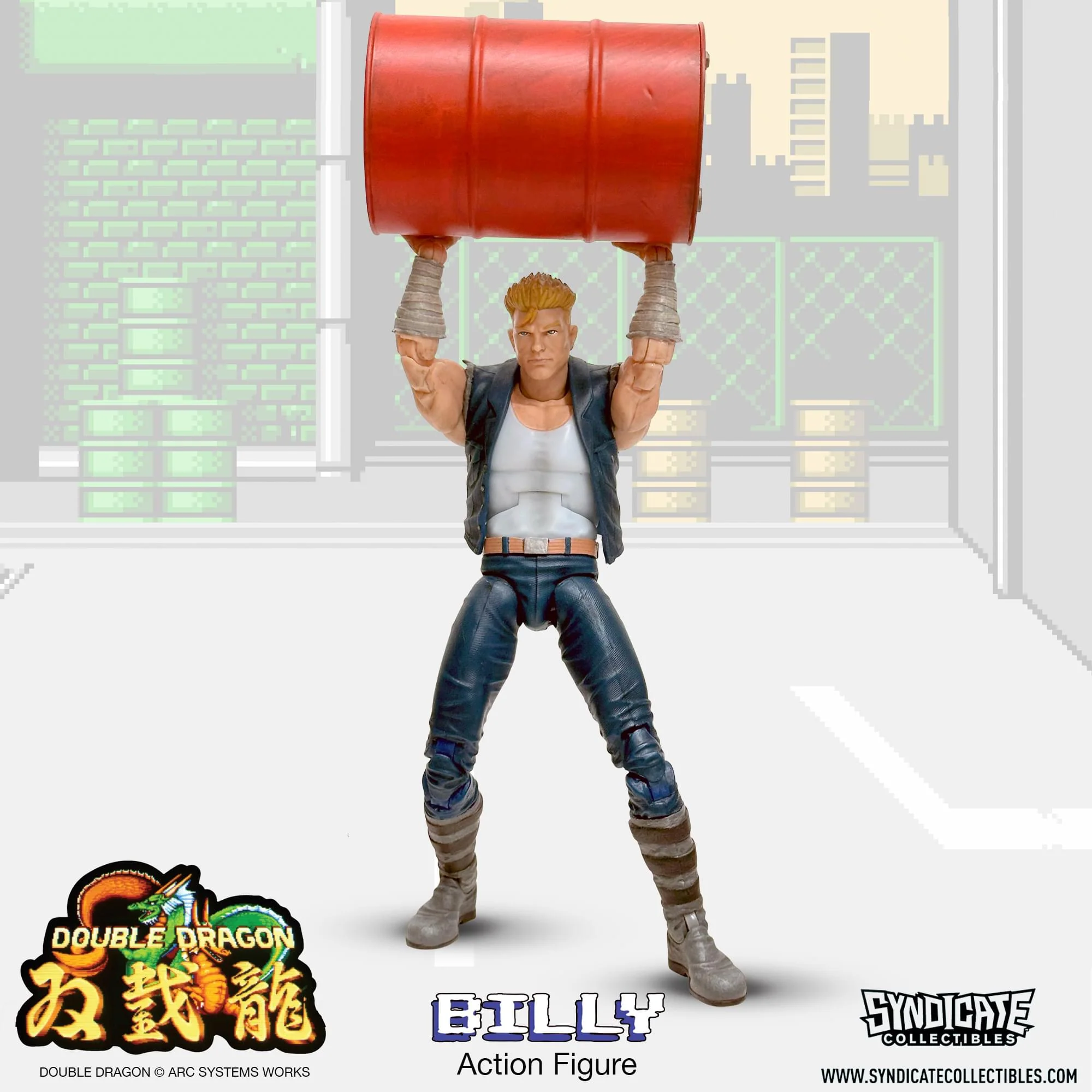 Double Dragon Billy Lee 7-Inch Deluxe Action Figure - Image 5