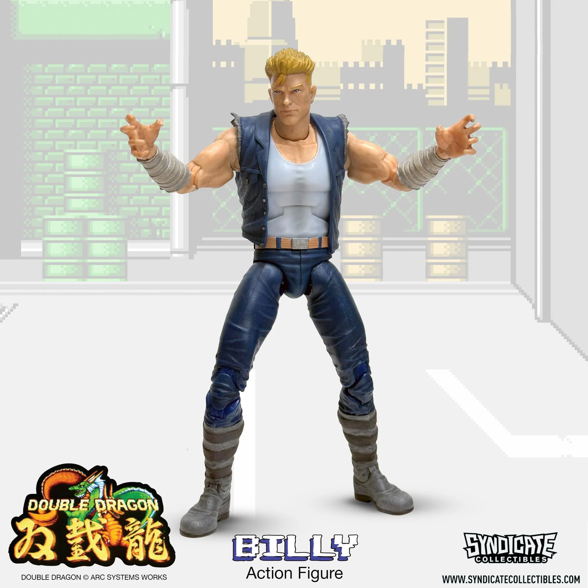 Double Dragon Billy Lee 7-Inch Deluxe Action Figure - Image 7