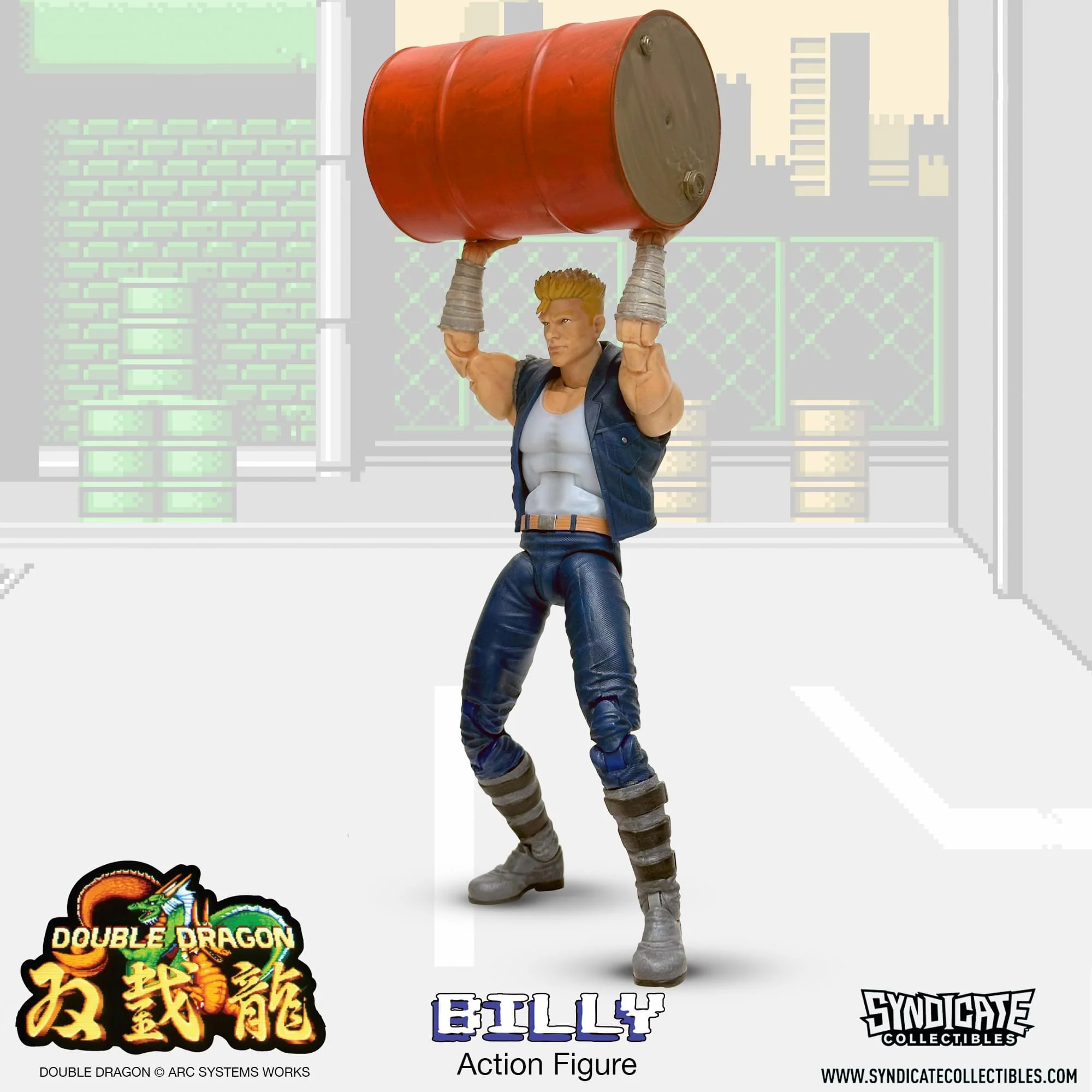 Double Dragon Billy Lee 7-Inch Deluxe Action Figure - Image 8