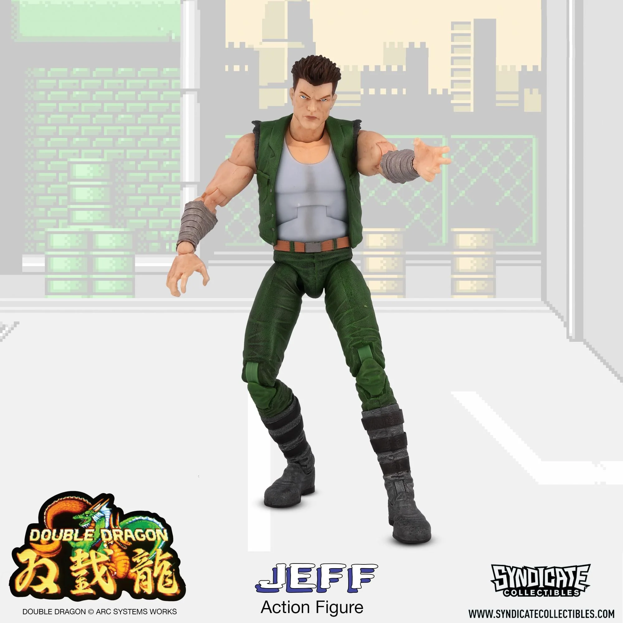 Double Dragon Jeff 7-Inch Deluxe Action Figure - Image 10