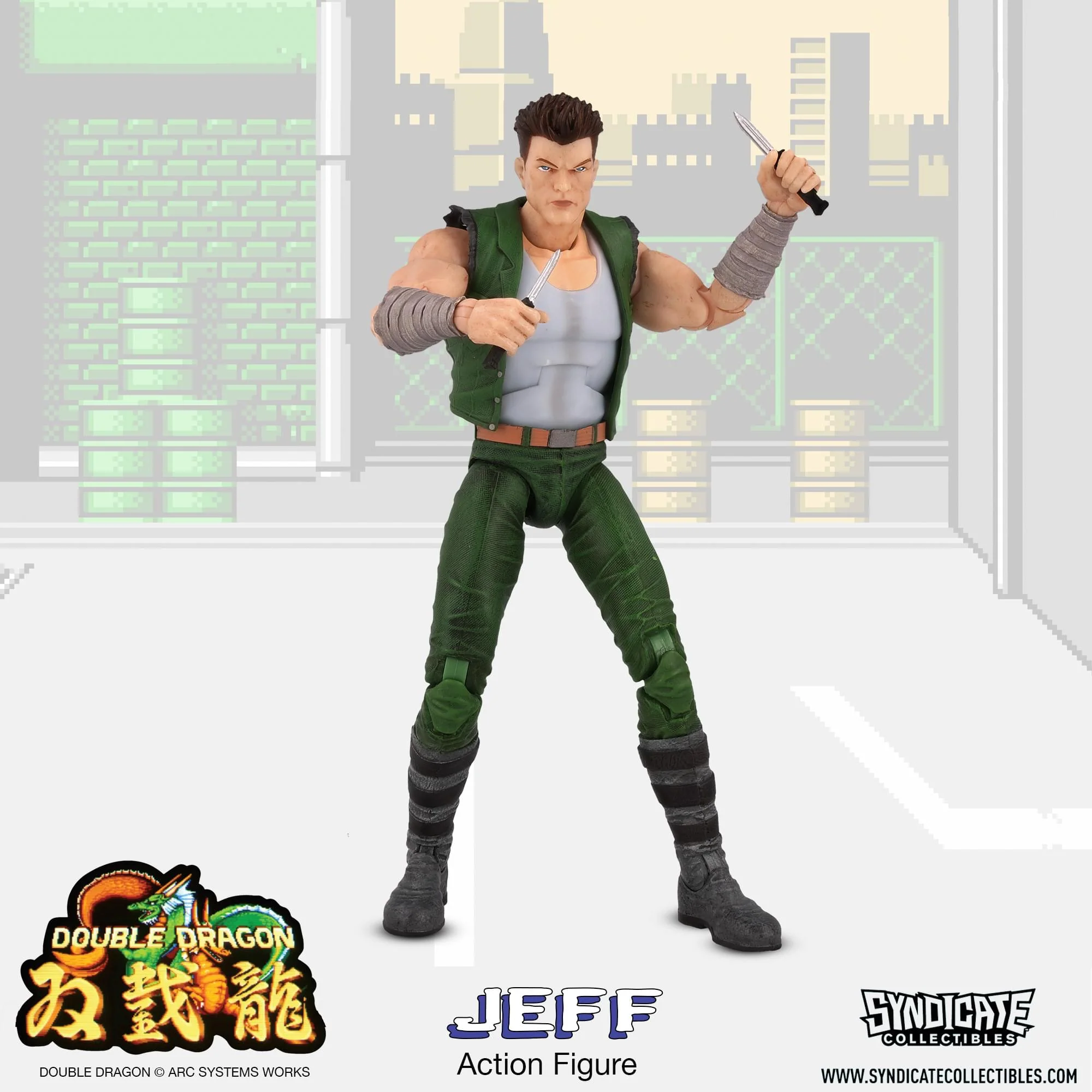 Double Dragon Jeff 7-Inch Deluxe Action Figure - Image 11