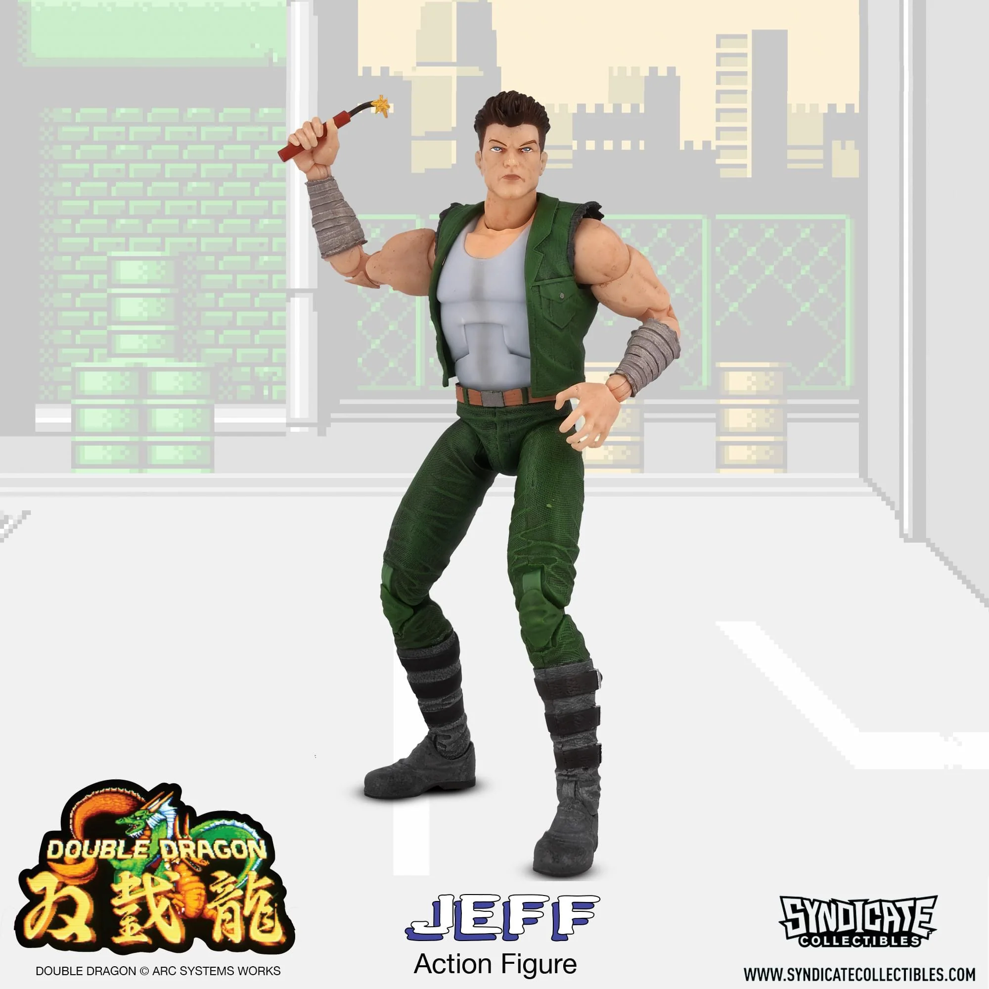 Double Dragon Jeff 7-Inch Deluxe Action Figure - Image 13