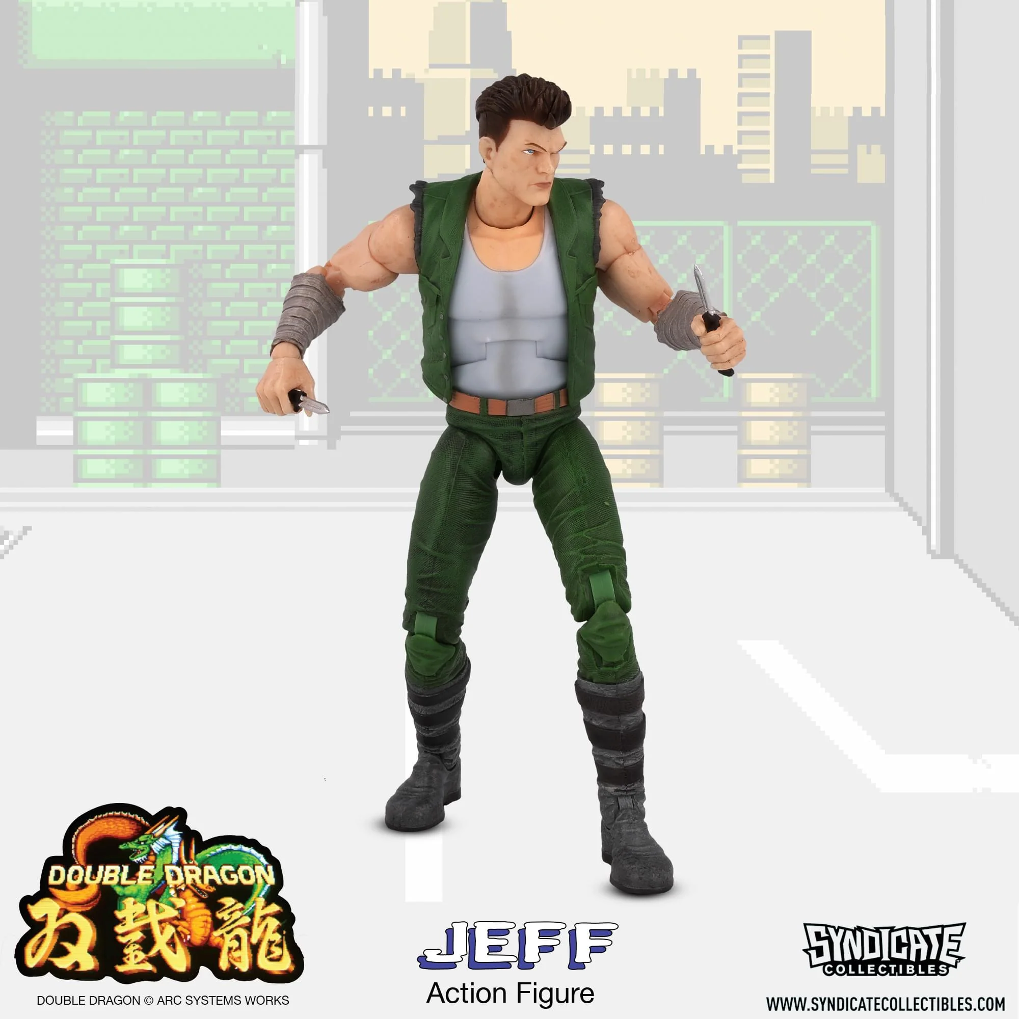 Double Dragon Jeff 7-Inch Deluxe Action Figure - Image 14