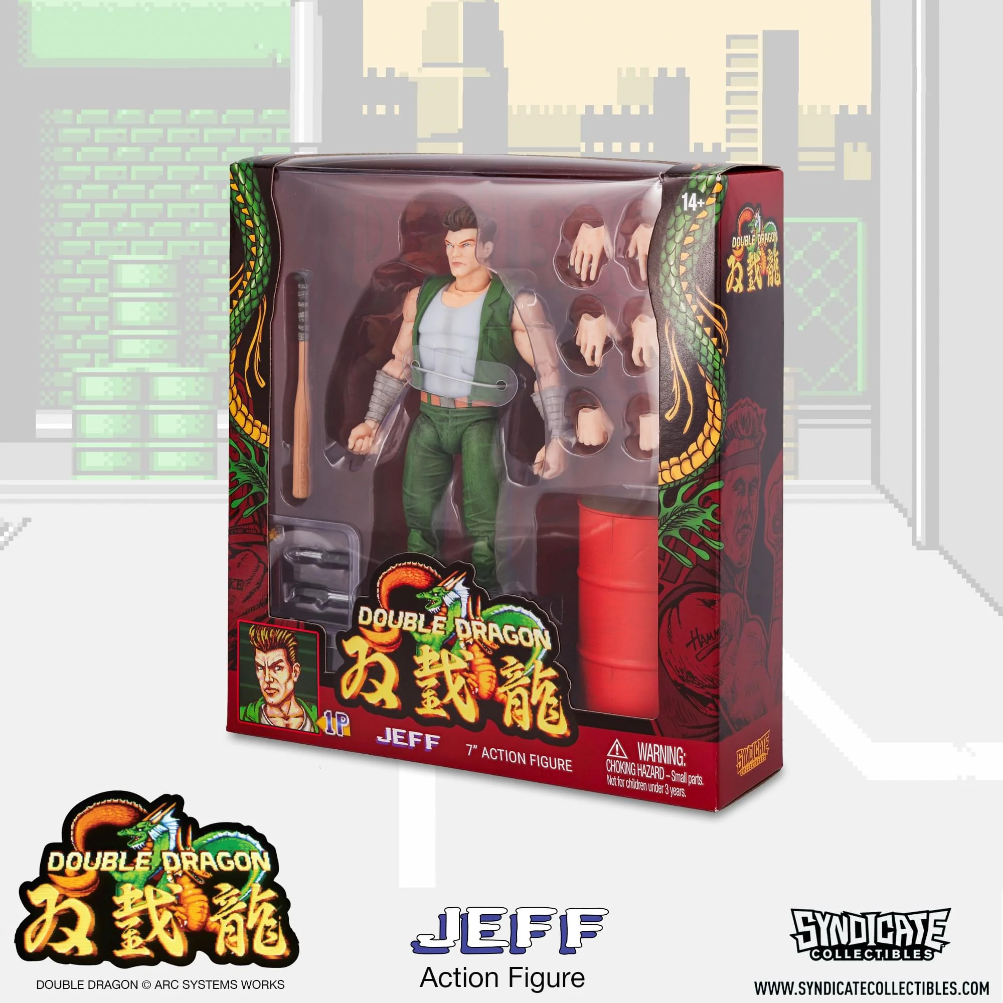 Double Dragon Jeff 7-Inch Deluxe Action Figure - Image 15