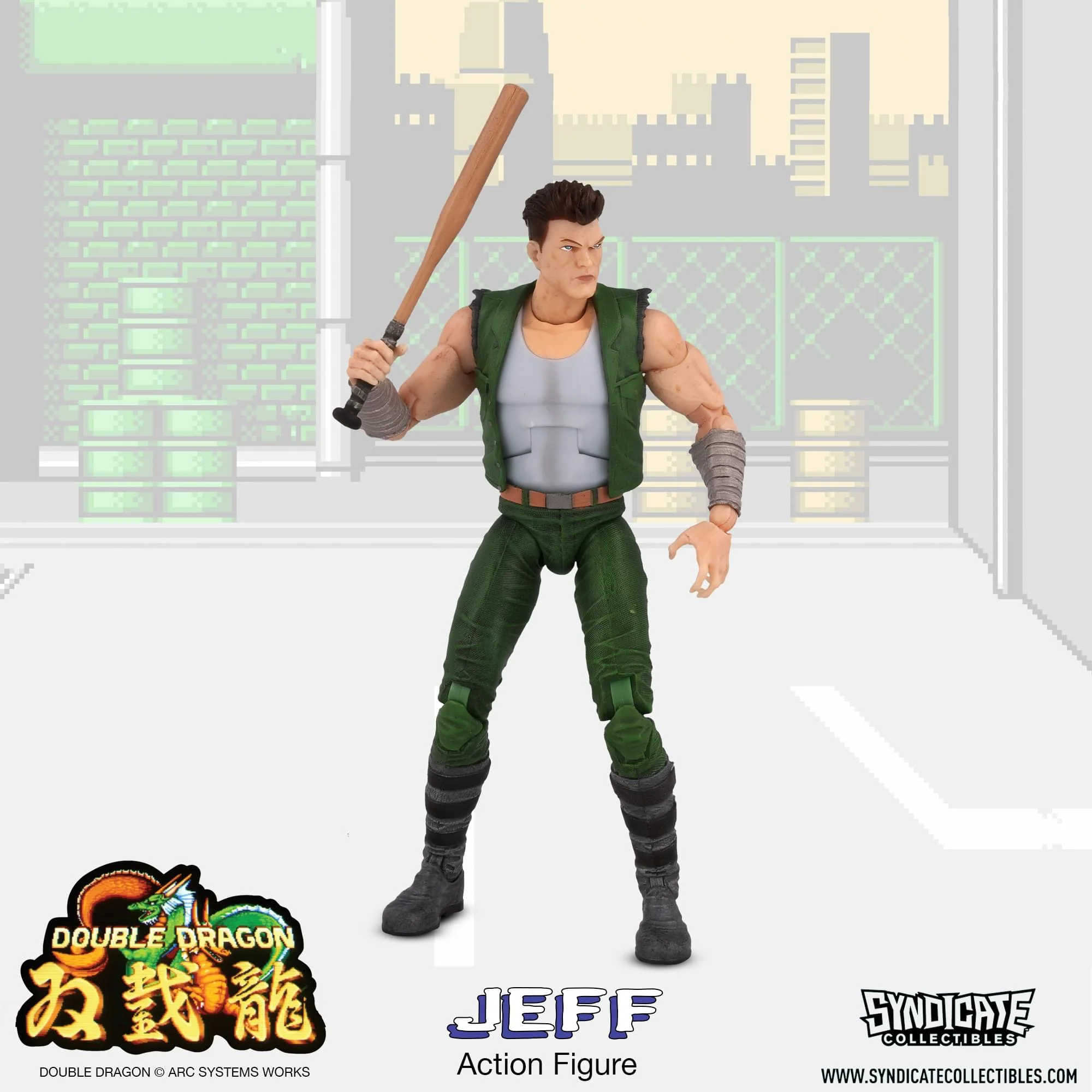 Double Dragon Jeff 7-Inch Deluxe Action Figure - Image 4