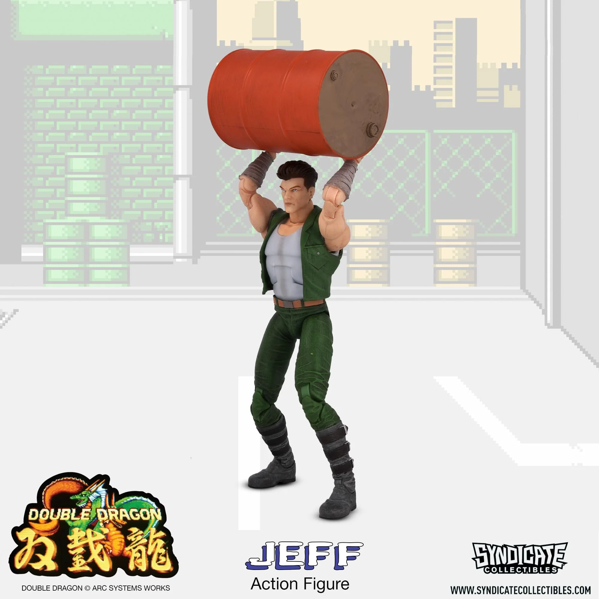 Double Dragon Jeff 7-Inch Deluxe Action Figure - Image 5