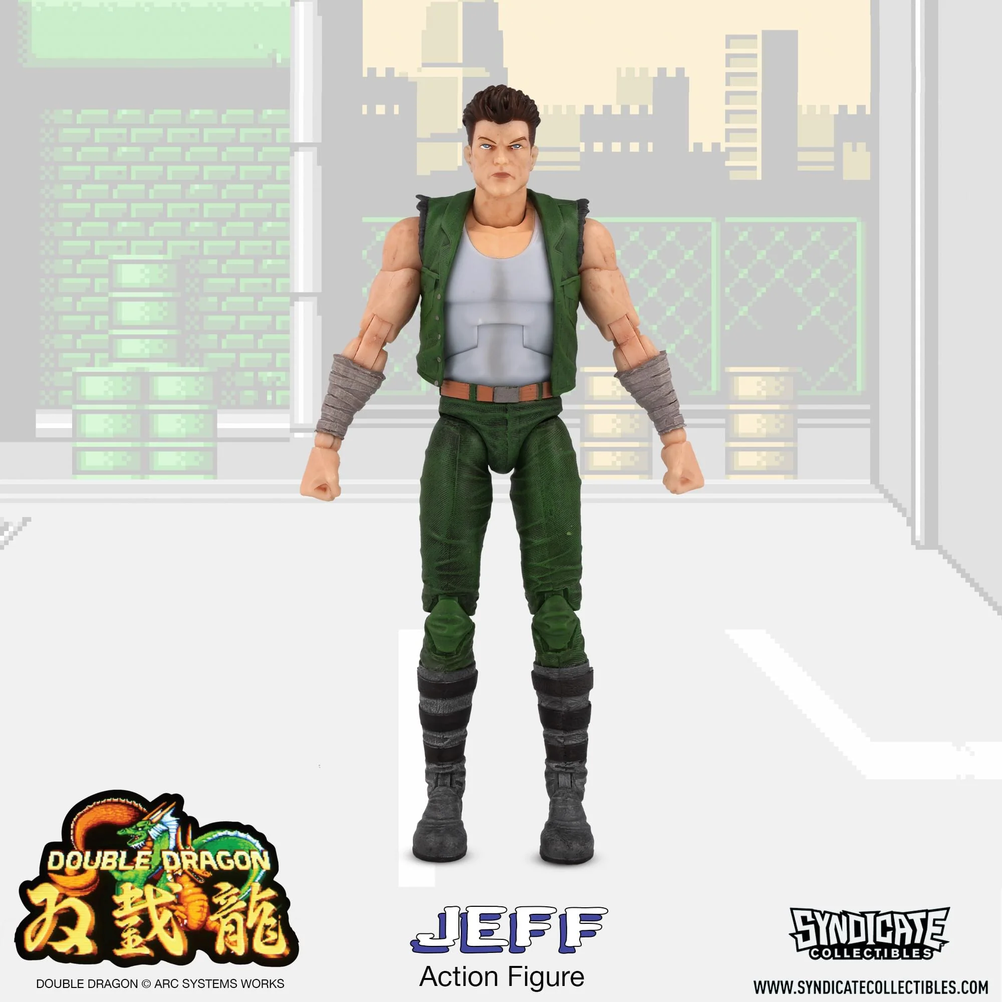 Double Dragon Jeff 7-Inch Deluxe Action Figure - Image 7