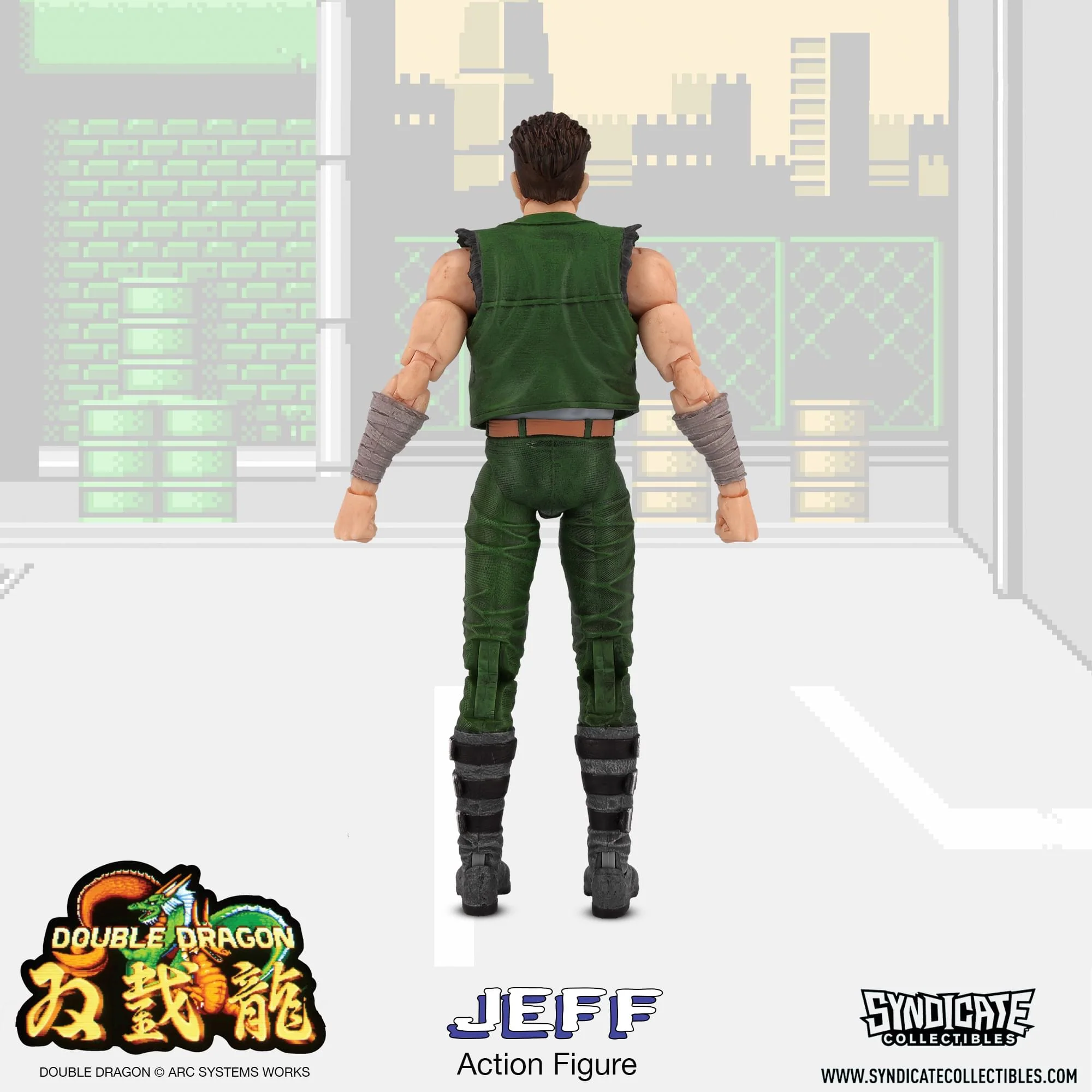 Double Dragon Jeff 7-Inch Deluxe Action Figure - Image 8