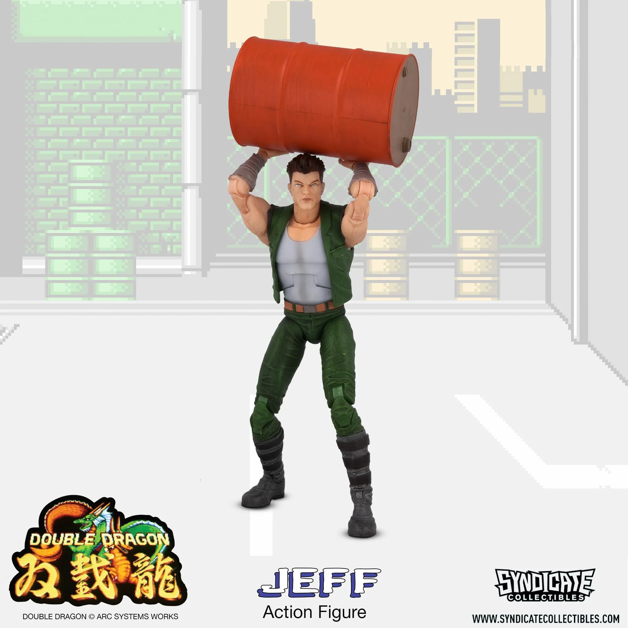 Double Dragon Jeff 7-Inch Deluxe Action Figure - Image 9