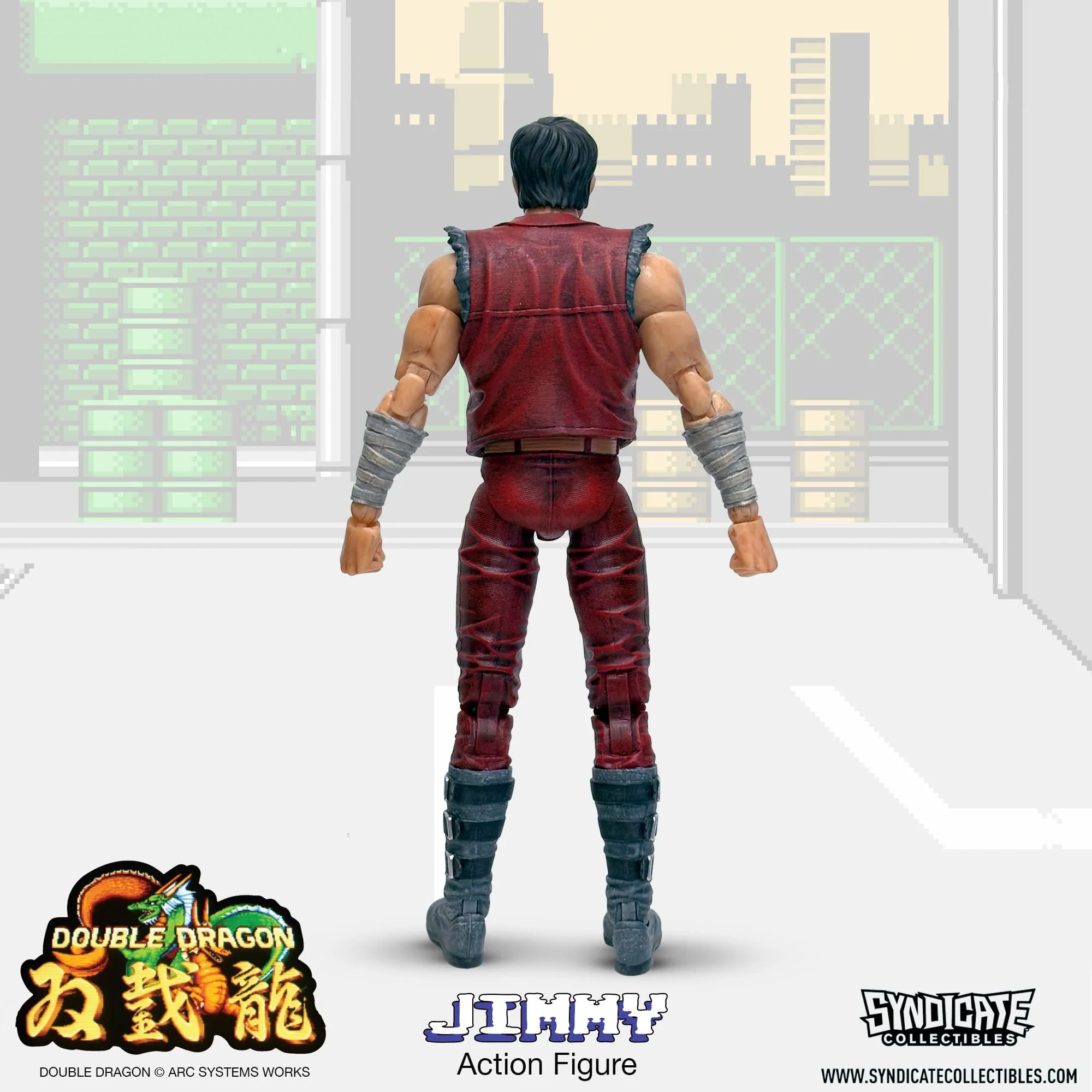 Double Dragon Jimmy Lee 7-Inch Deluxe Action Figure - Image 11