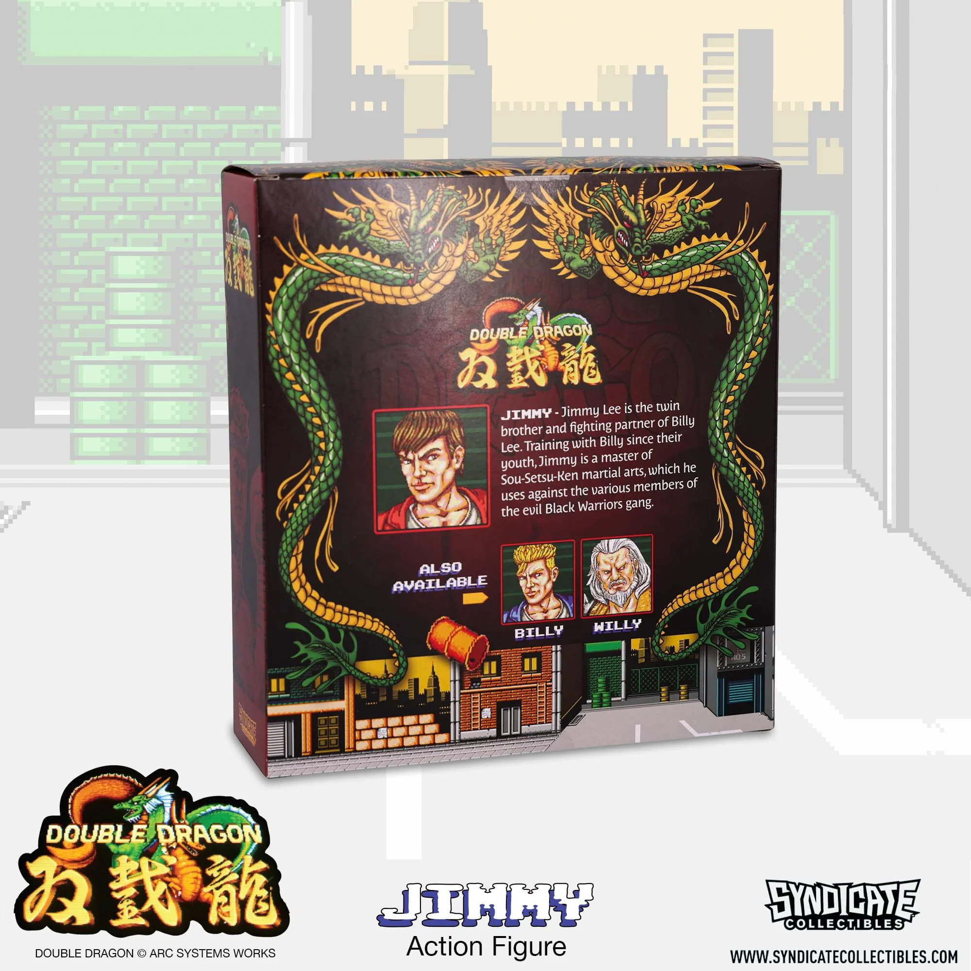 Double Dragon Jimmy Lee 7-Inch Deluxe Action Figure - Image 14