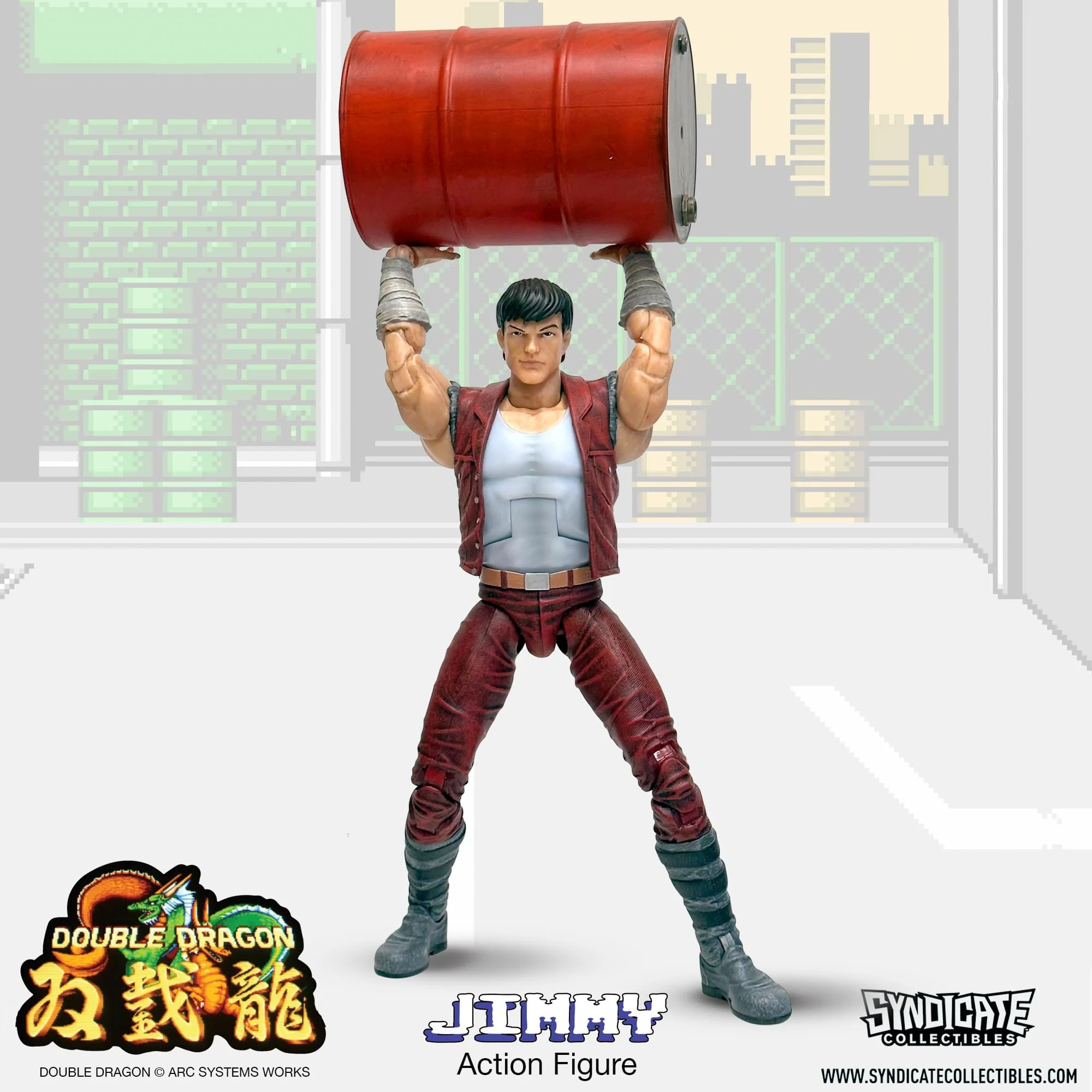 Double Dragon Jimmy Lee 7-Inch Deluxe Action Figure - Image 4