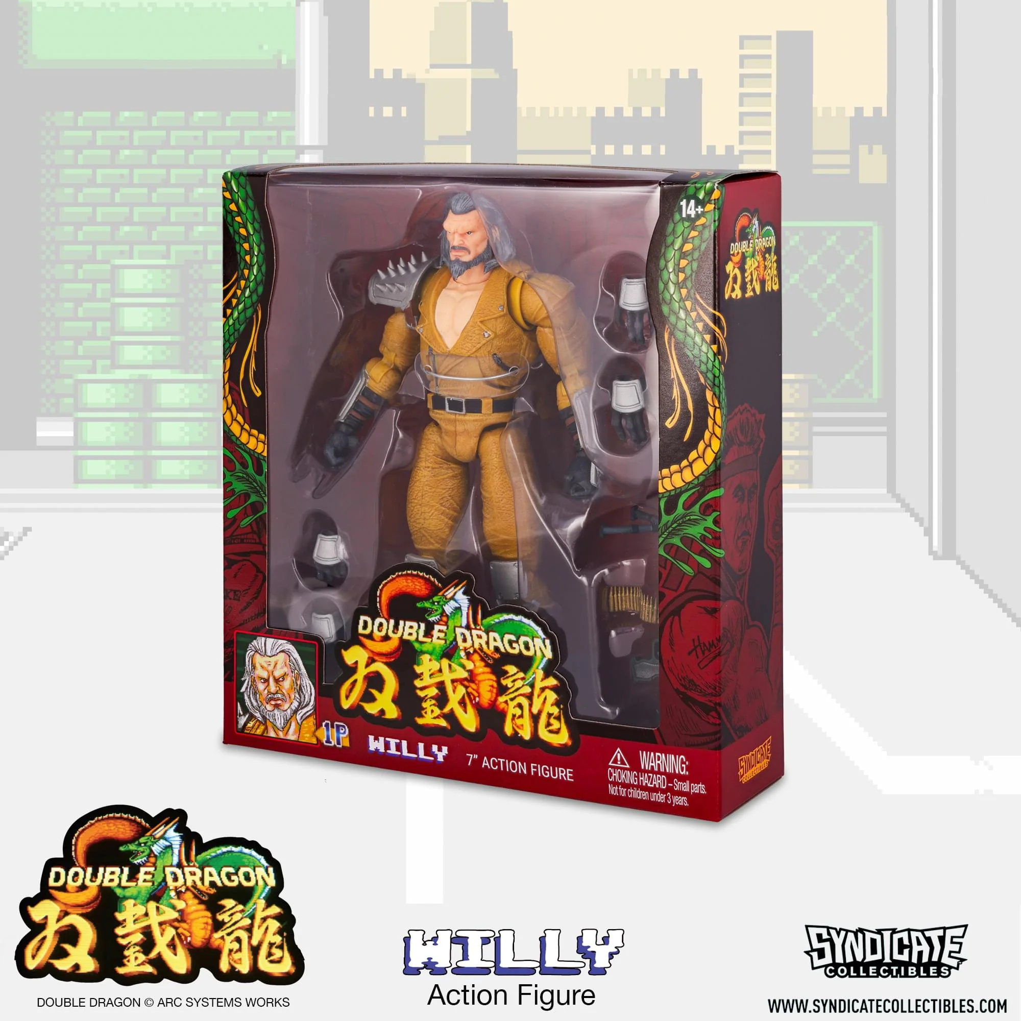 Double Dragon Willy 7-Inch Deluxe Action Figure - Image 10