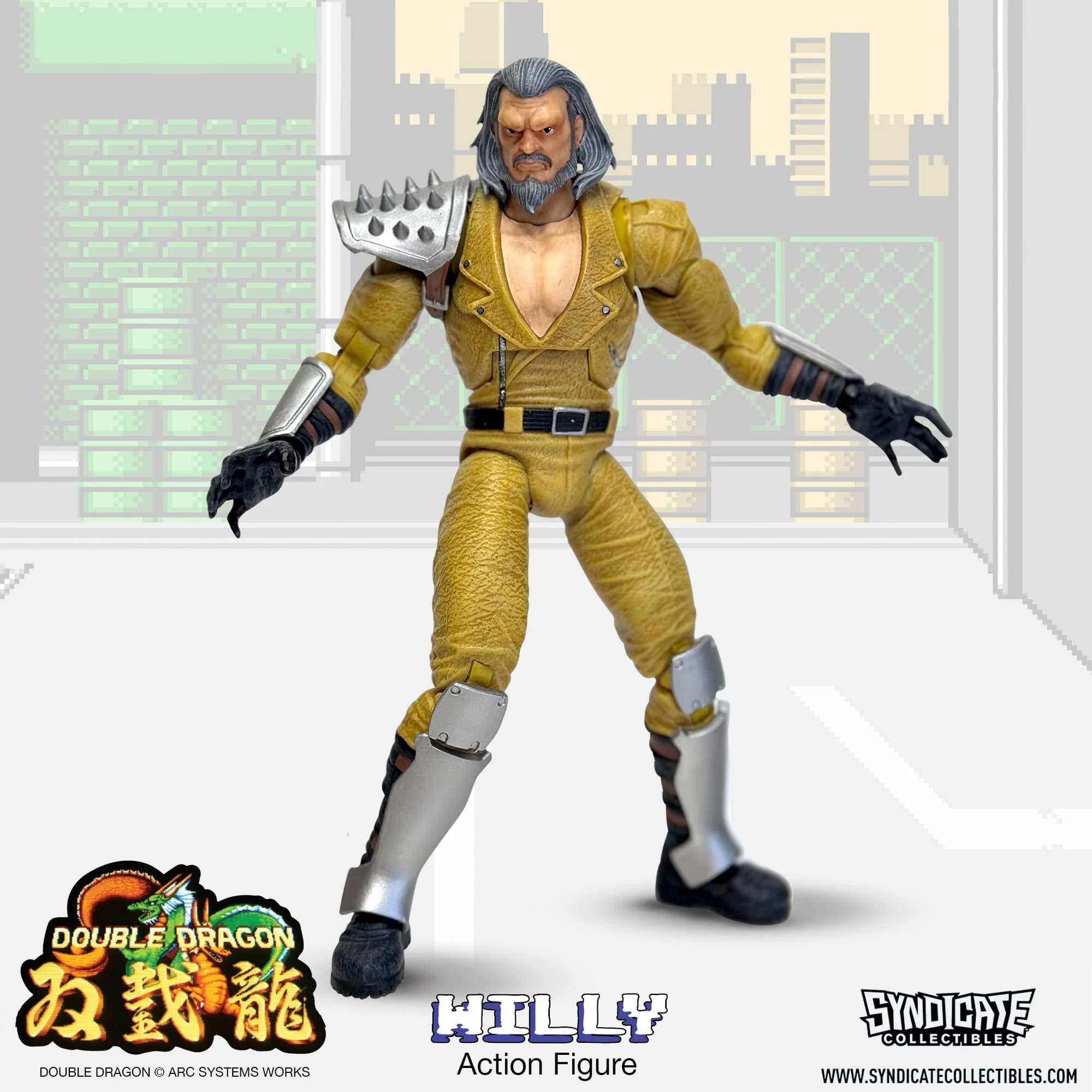 Double Dragon Willy 7-Inch Deluxe Action Figure - Image 4