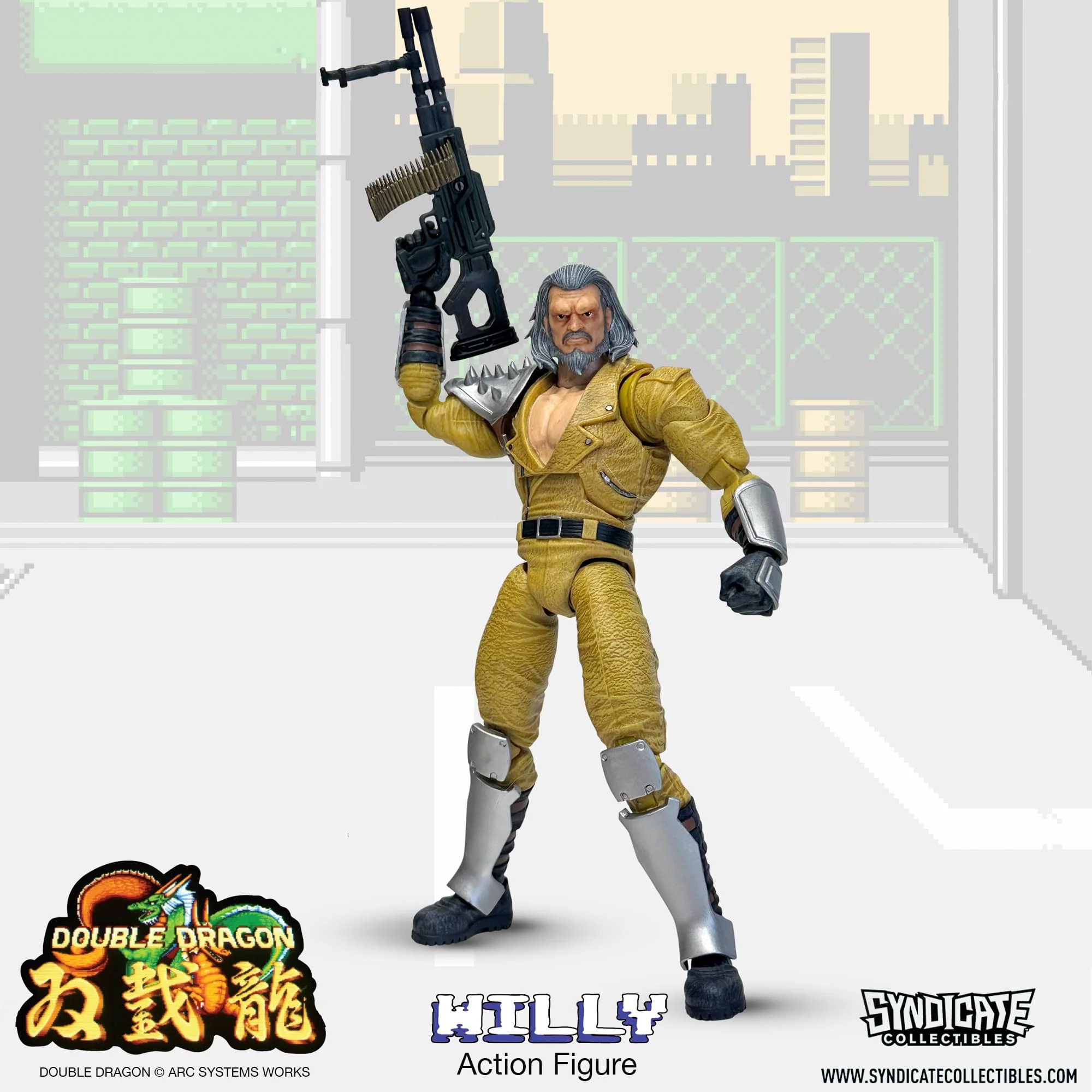 Double Dragon Willy 7-Inch Deluxe Action Figure - Image 5