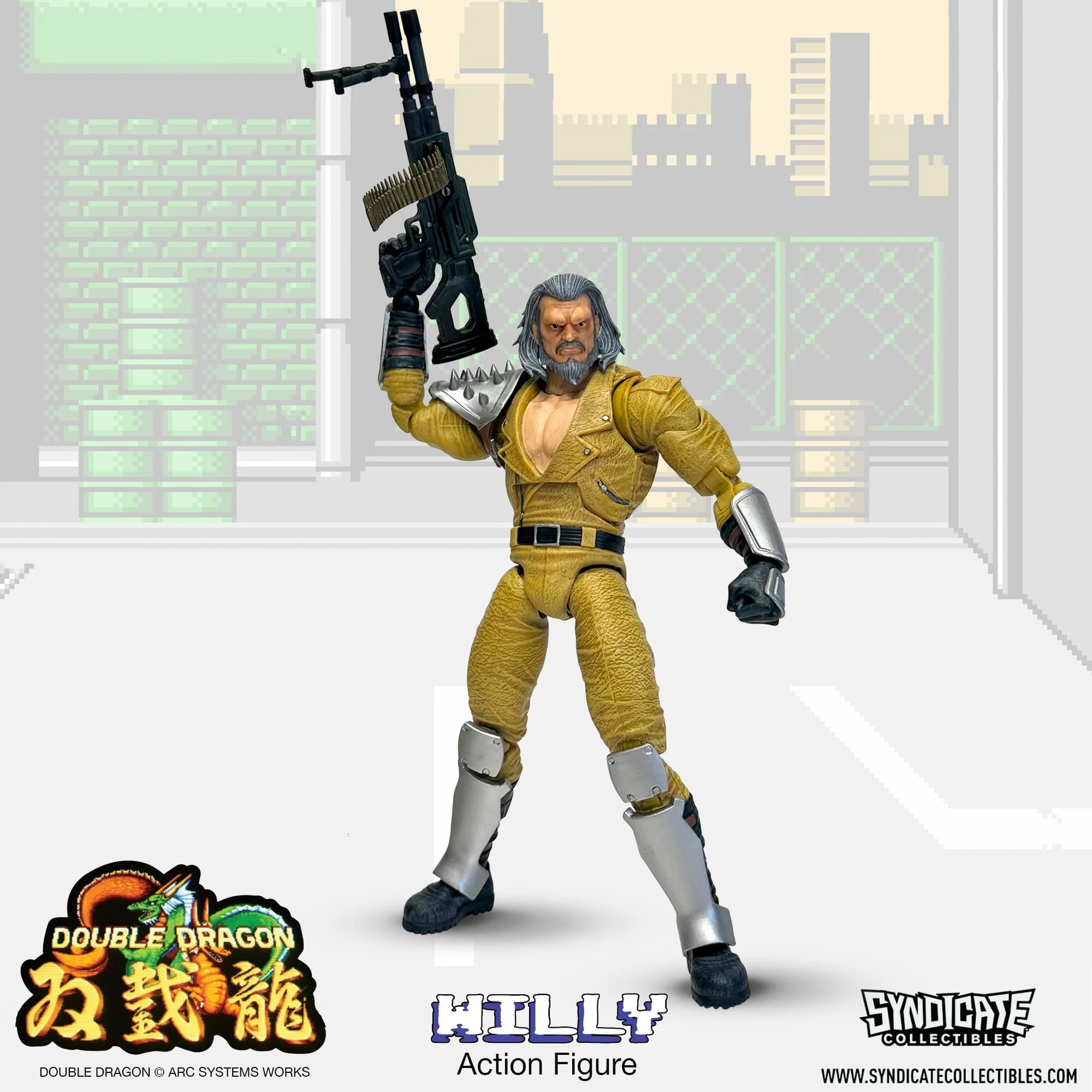 Double Dragon Willy 7-Inch Deluxe Action Figure - Image 6