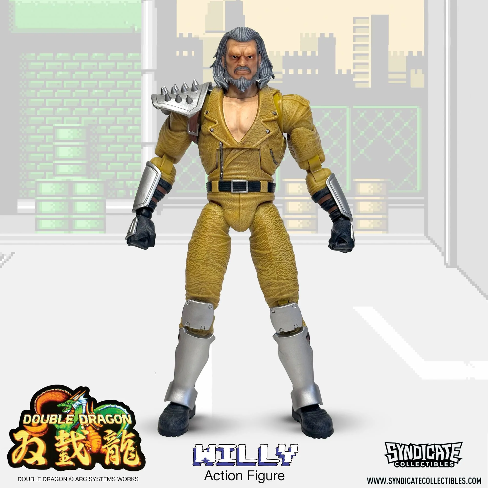 Double Dragon Willy 7-Inch Deluxe Action Figure - Image 7