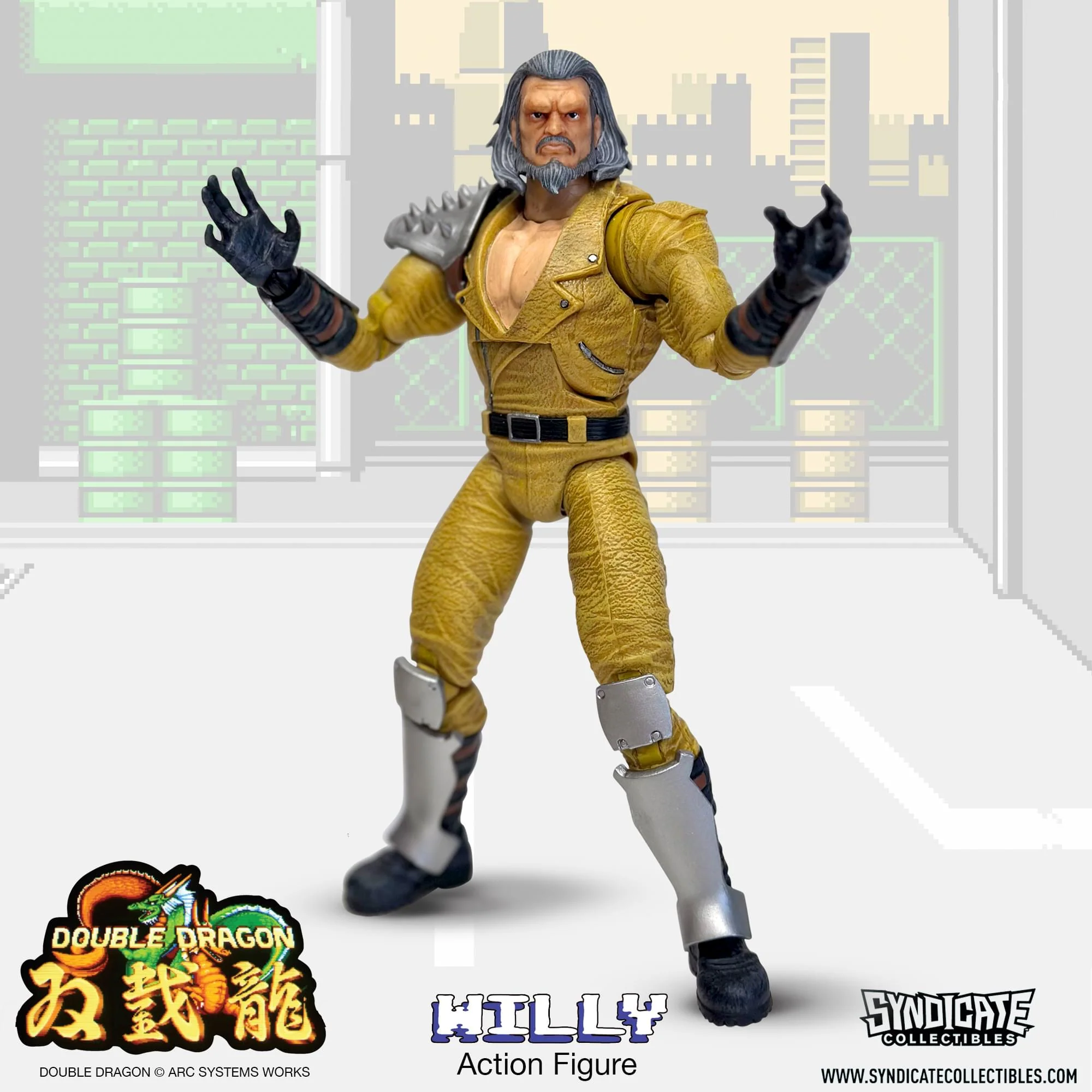 Double Dragon Willy 7-Inch Deluxe Action Figure - Image 9