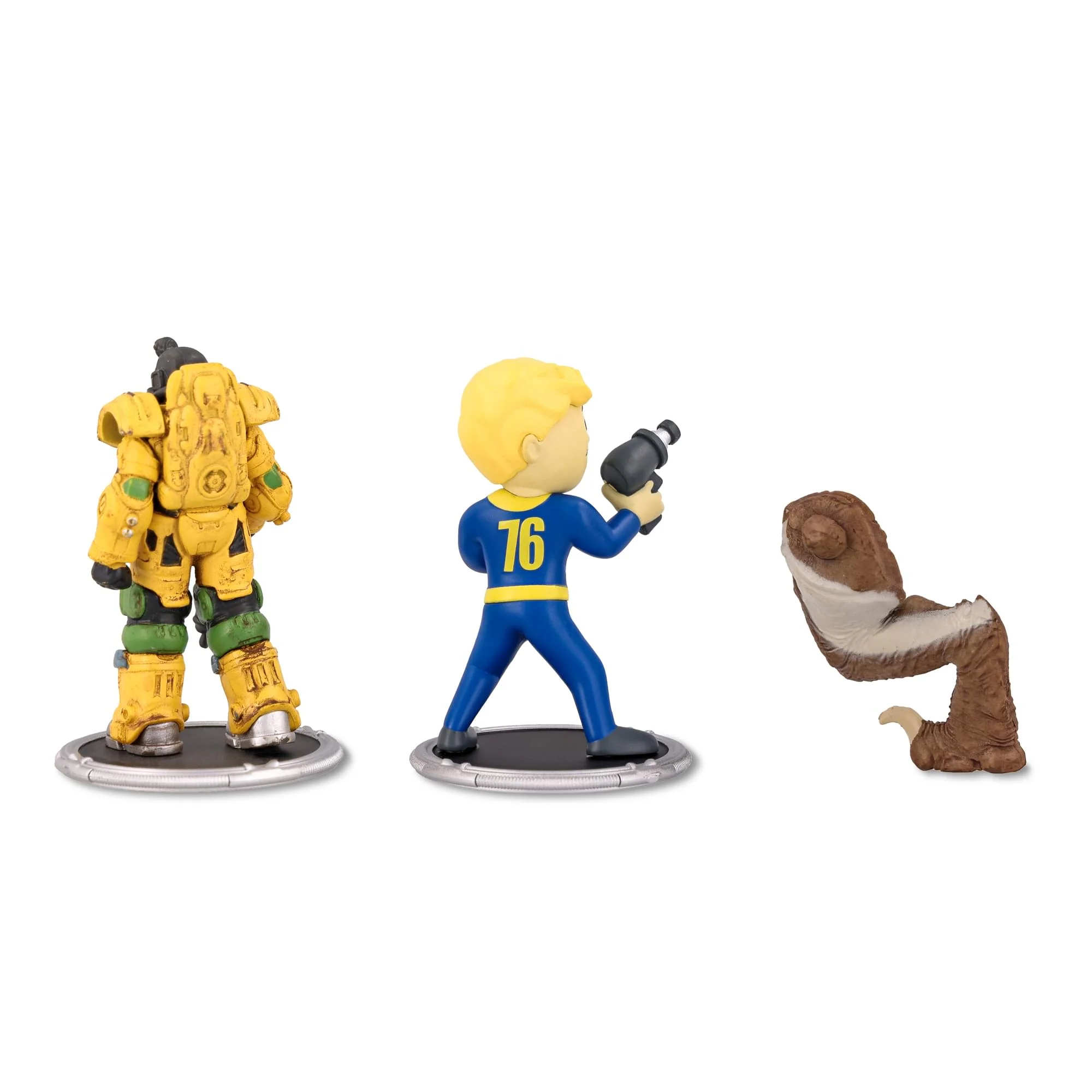 Fallout Excavator and Vault Boy (Gun) Mini Figure Set (Build-a-Figure Deathclaw) - Image 4