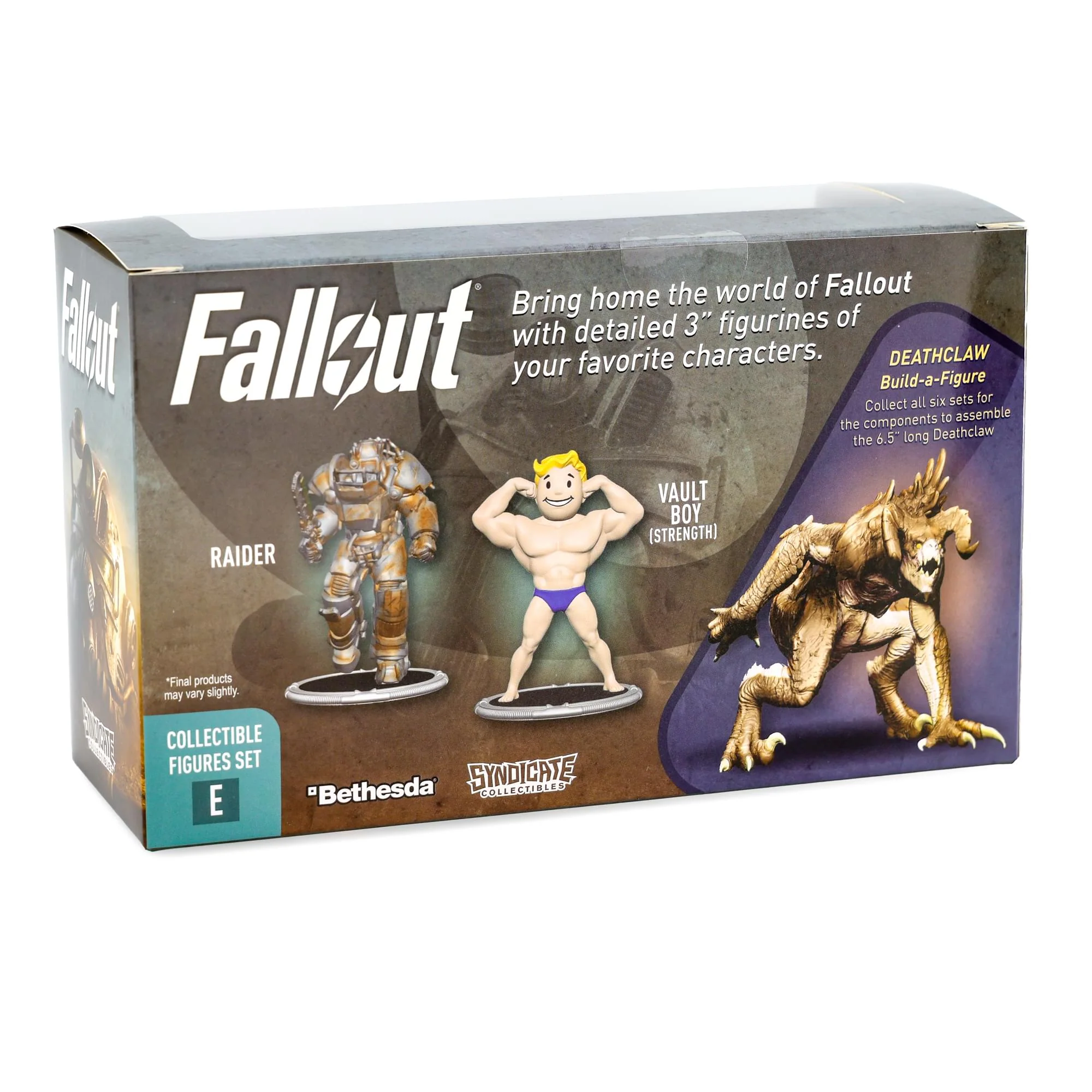 Fallout Raider and Vault Boy (Strong) Mini Figure Set (Build-a-Figure Deathclaw) - Image 3