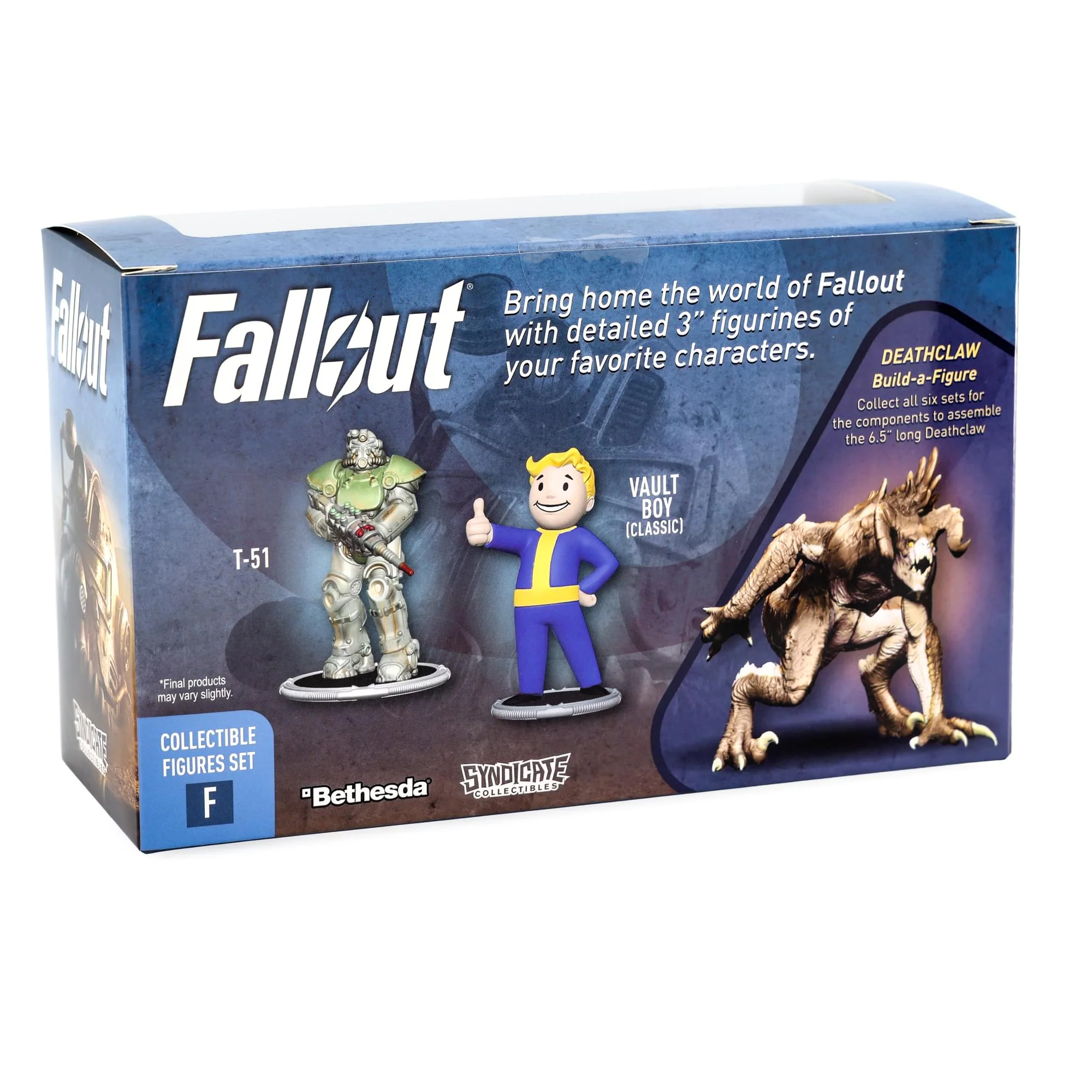 Fallout T-51 and Vault Boy (Classic) Mini Figure Set (Build-a-Figure Deathclaw) - Image 3