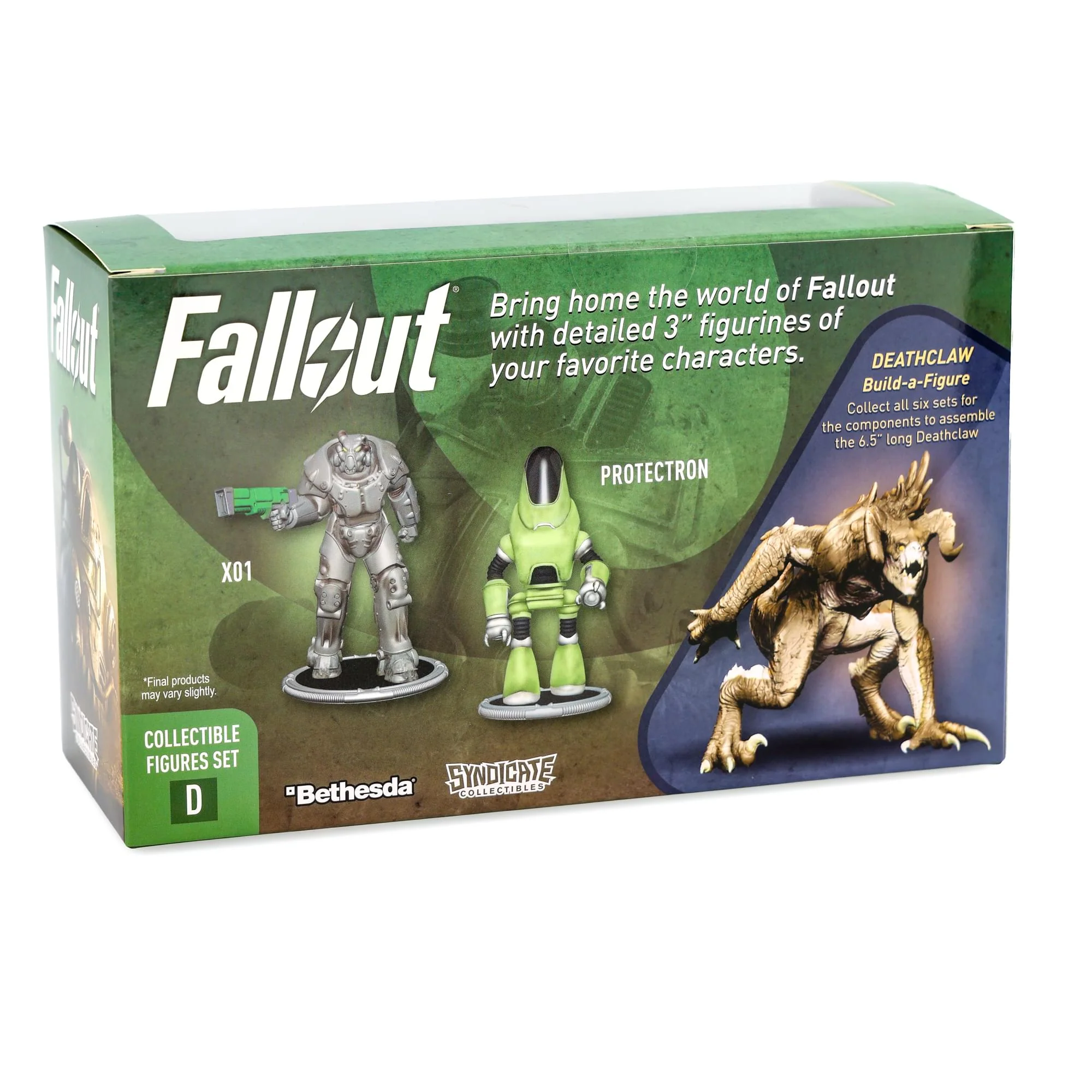 Fallout X01 and Protectron Mini Figure Set (Build-a-Figure Deathclaw) - Image 3