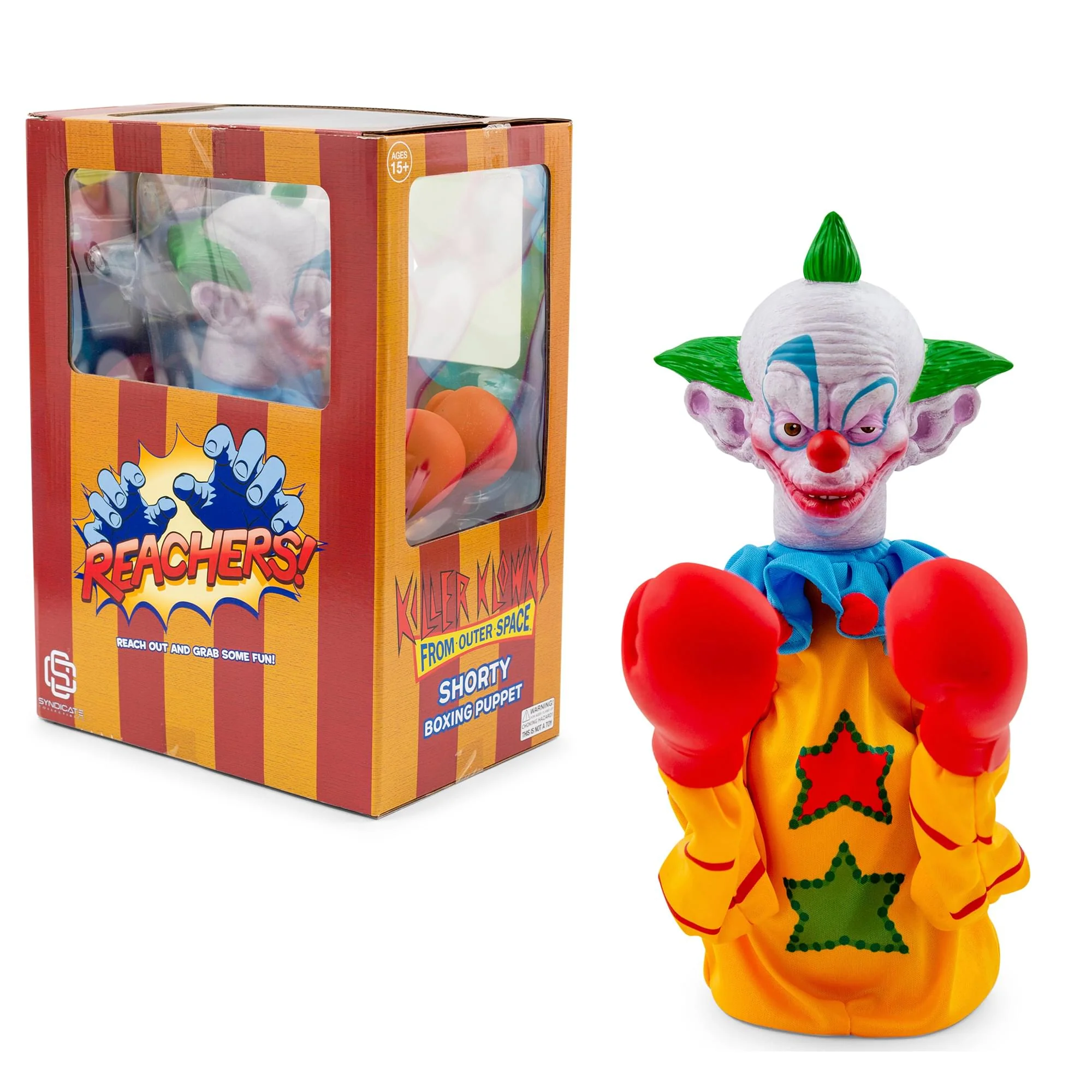 Horror Reachers Killer Klowns Shorty 13-Inch Boxing Puppet | Toynk Exclusive - Image 2