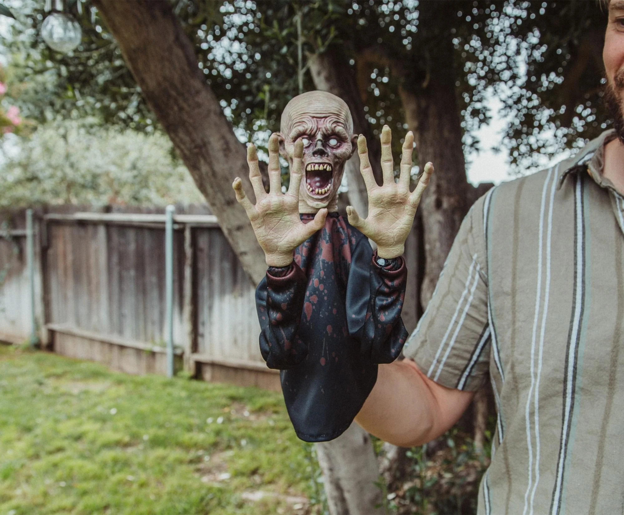 Horror Reachers Zombie 13-Inch Boxing Puppet Toy | Toynk Exclusive - Image 6