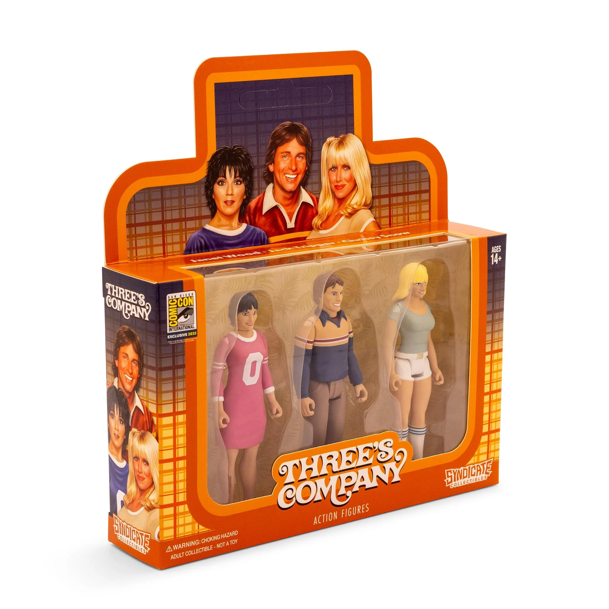Three's Company 3.75-Inch Retro Action Figure Box Set - Image 2